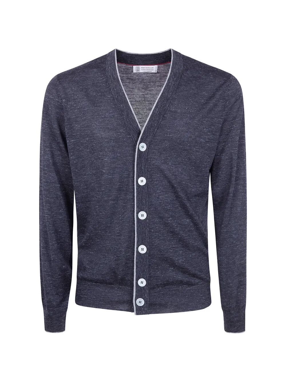 Brunello Cucinelli CLASSIC V NECK CARDIGAN Size US XL / EU 56 / 4 - 4 Thumbnail