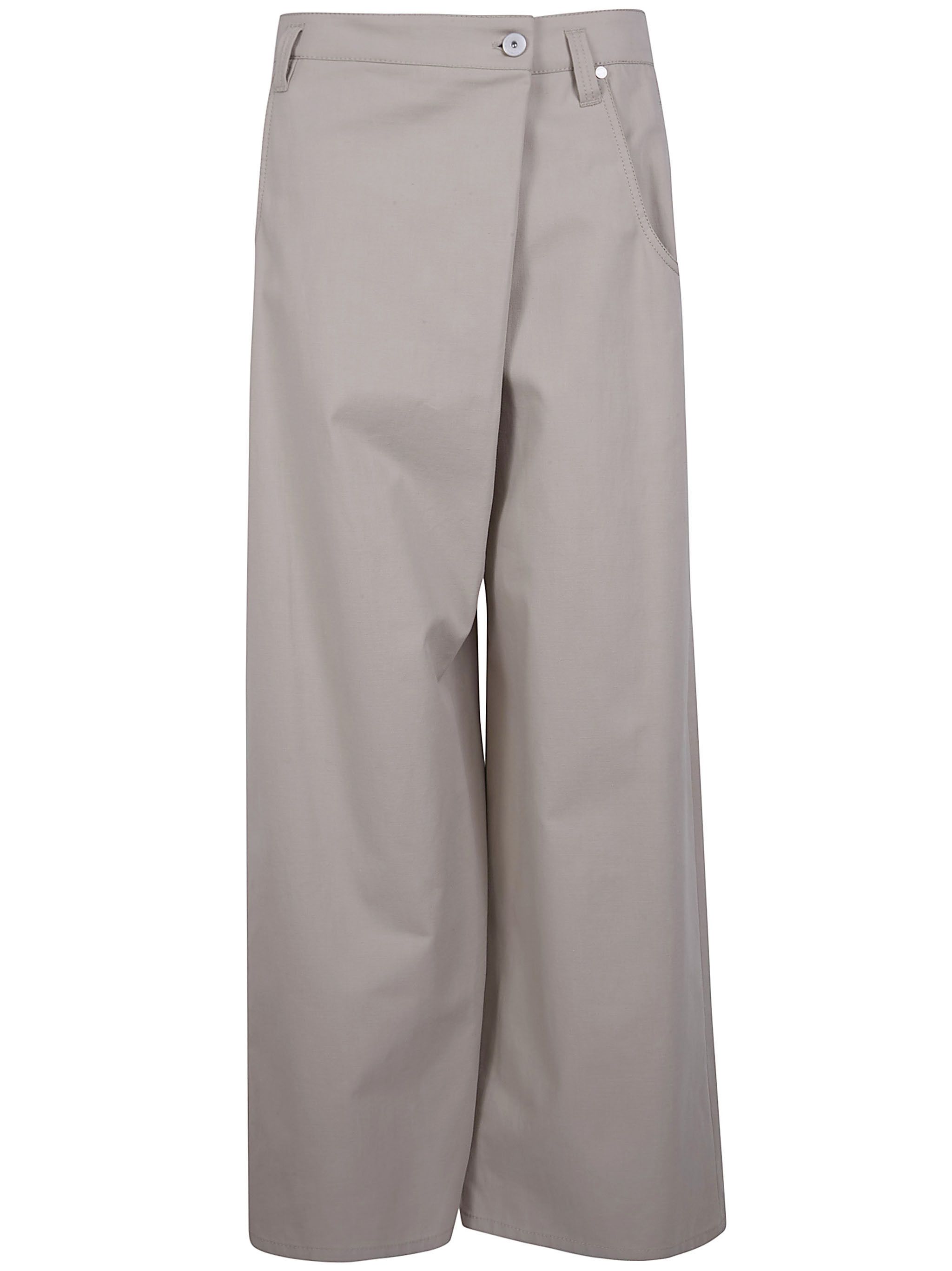 Brunello Cucinelli WIDE LEG ASYMETRICA PANTS Size 30" / US 8 / IT 44 - 7 Thumbnail