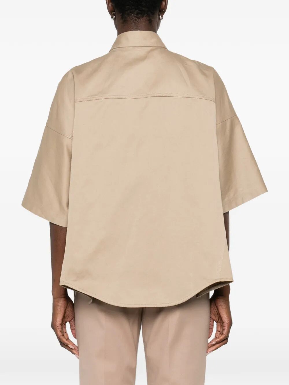 Brunello Cucinelli SAFARI OVERSIZED SHIRT Size M / US 6-8 / IT 42-44 - 4 Thumbnail