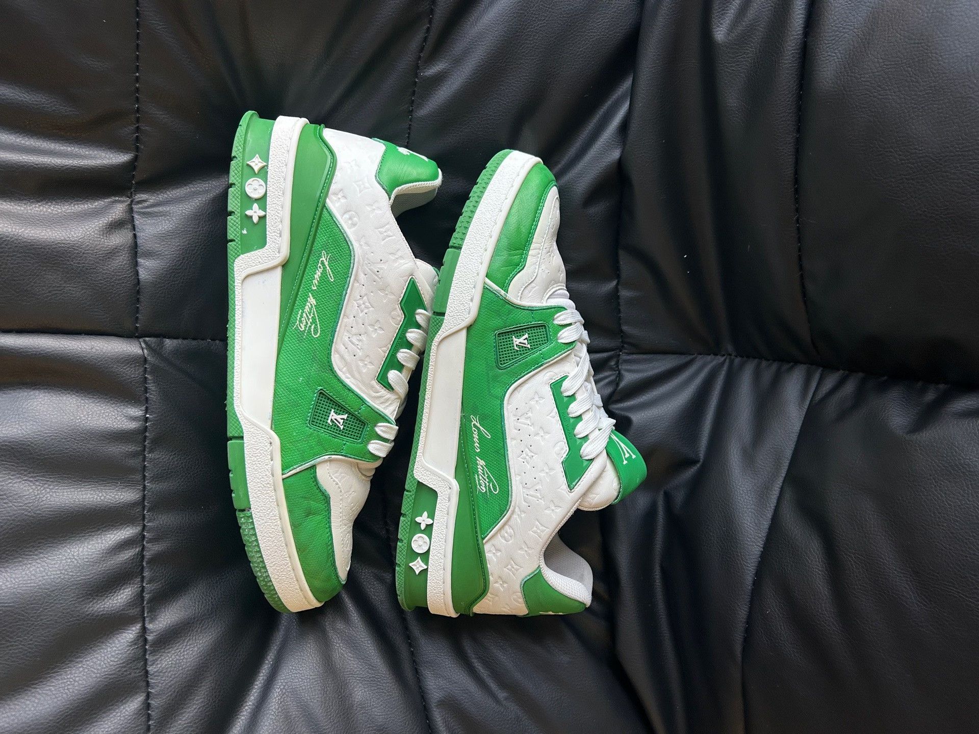 Louis Vuitton Louis Vuitton Training Green Lowtop Sneakers 41 Men Size US 8.5 / EU 41-42 - 6 Thumbnail