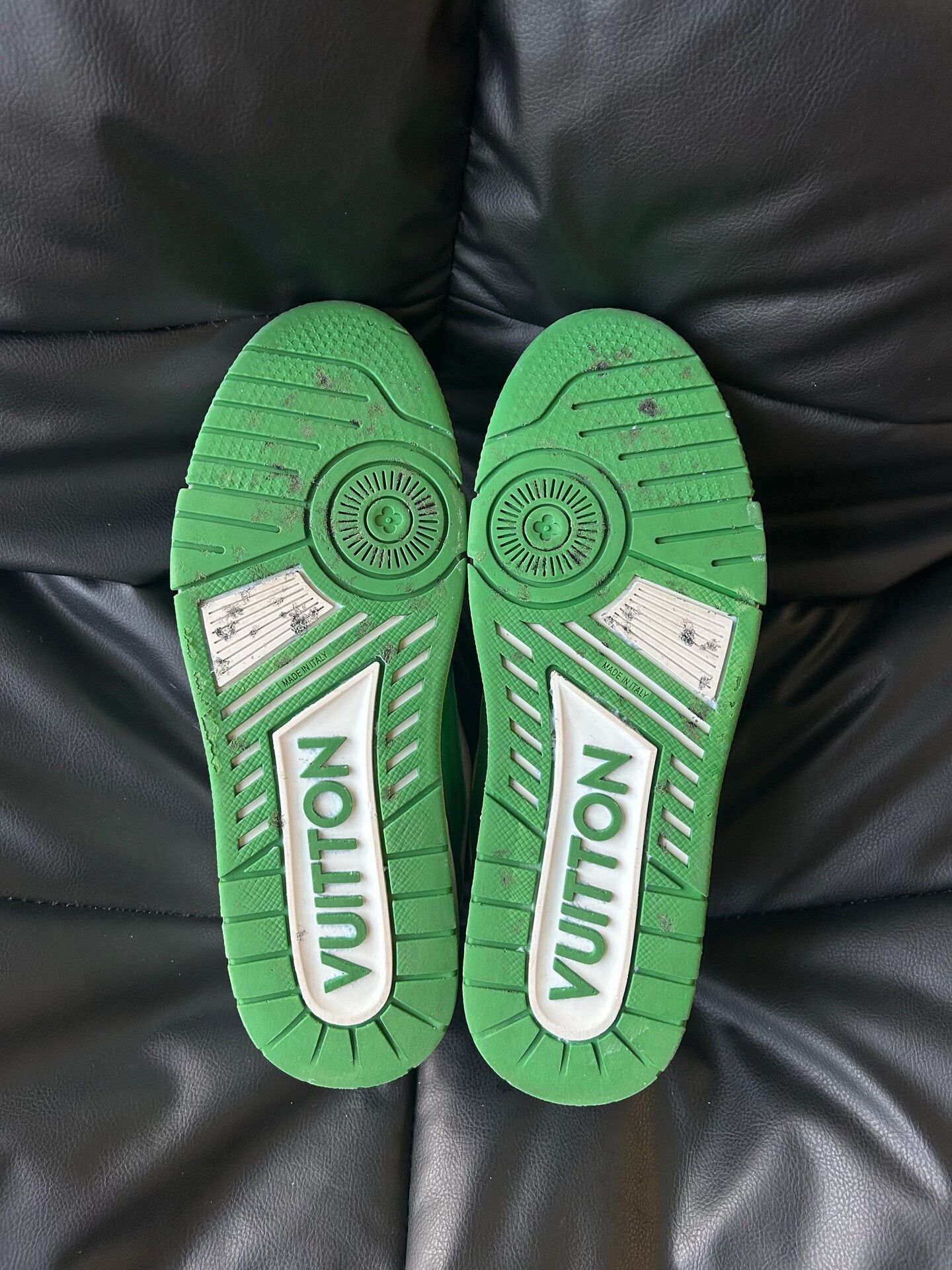 Louis Vuitton Louis Vuitton Training Green Lowtop Sneakers 41 Men Size US 8.5 / EU 41-42 - 4 Thumbnail