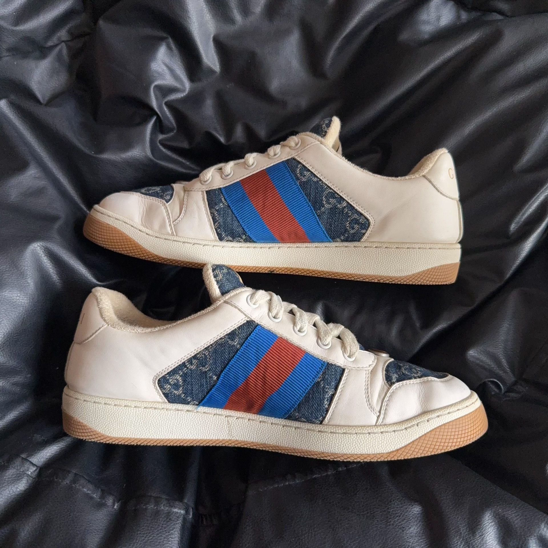 Gucci Gucci Blue Lowtop Sneakers 7 Men Size US 7 / EU 40 - 6 Thumbnail