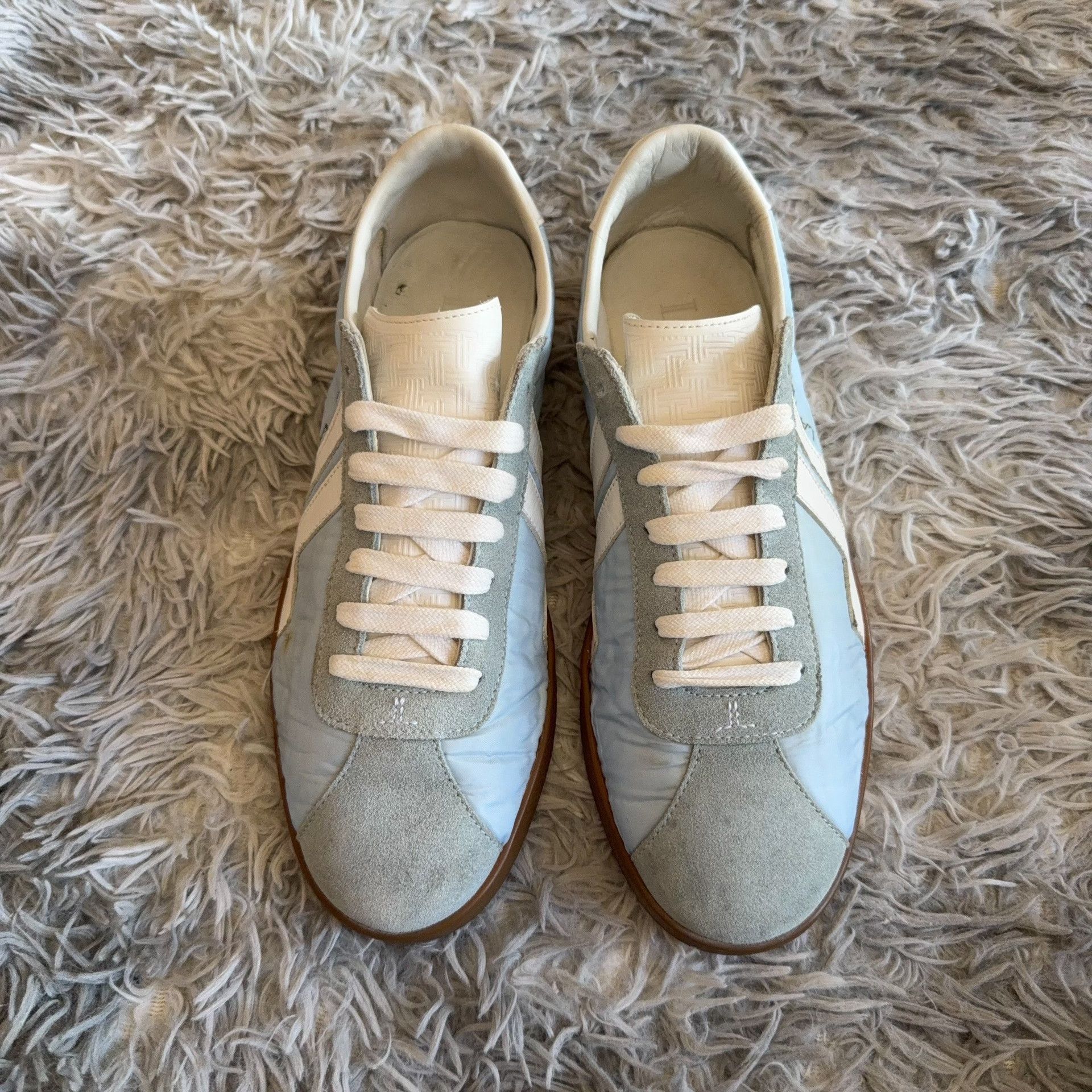 Lanvin Lanvin Leather Blue Lowtop Sneakers 41 Men Size US 8.5 / EU 41-42 - 2 Thumbnail