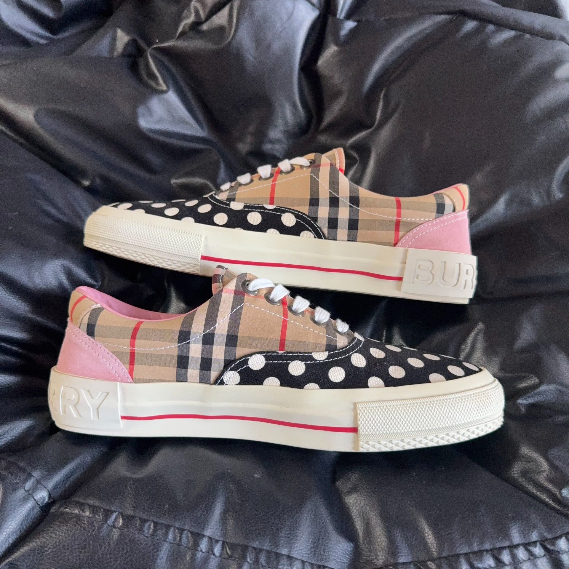 Burberry Burberry Plaid Lowtop Sneakers 41 Men Size US 8.5 / EU 41-42 - 6 Thumbnail