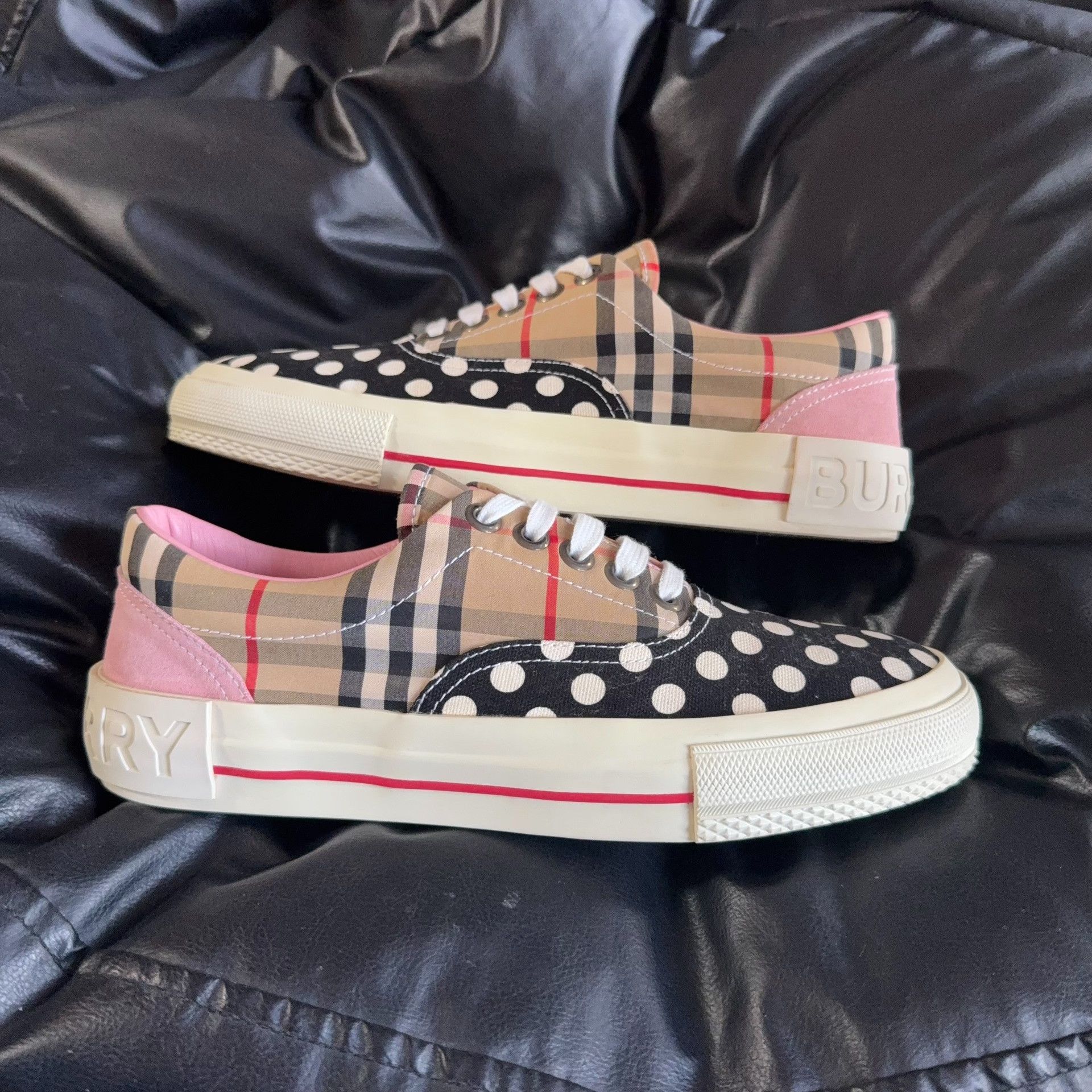 Burberry Burberry Plaid Lowtop Sneakers 41 Men Size US 8.5 / EU 41-42 - 5 Thumbnail