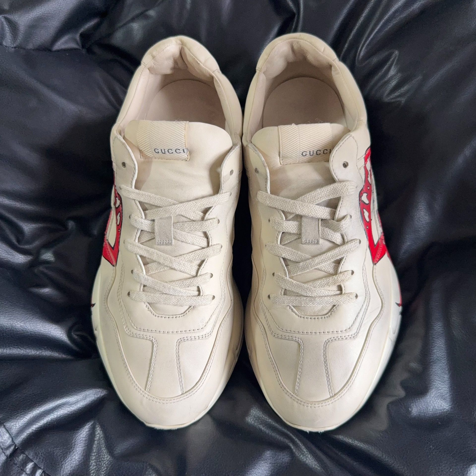 Gucci Gucci Red Lowtop Sneakers 42 Men Size US 9 / EU 42 - 2 Thumbnail