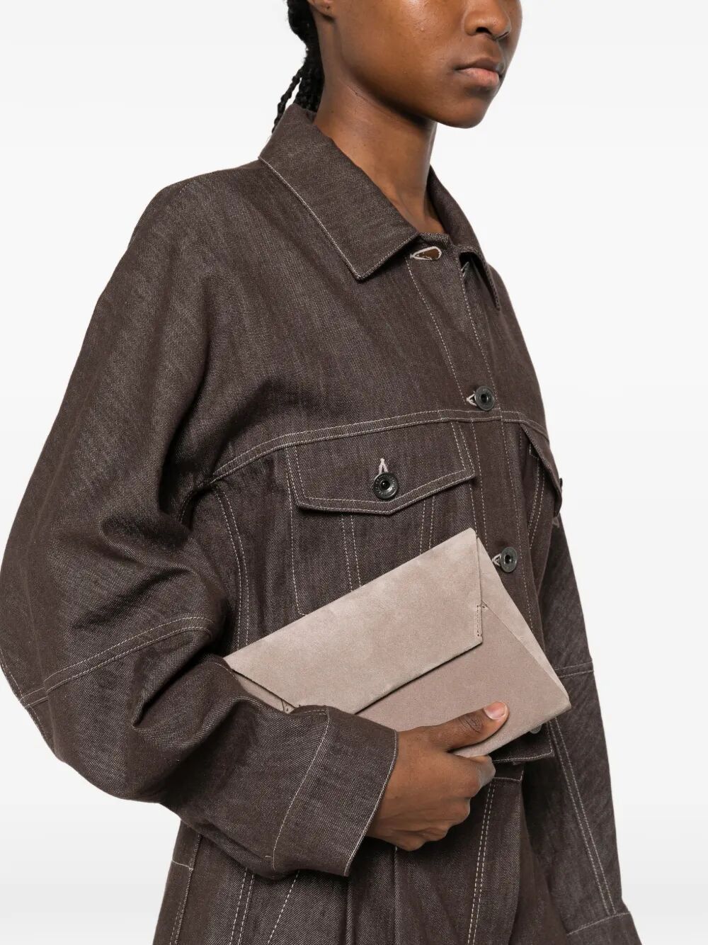 Brunello Cucinelli LEATHER PURSE Size ONE SIZE - 2 Thumbnail