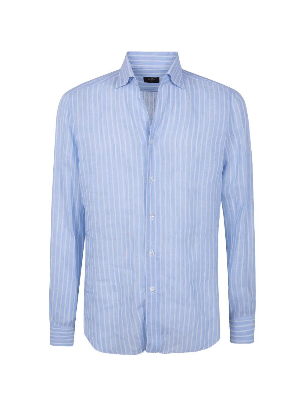 Barba Napoli CLASSIC LINEN STRIPES SHIRT Size US M / EU 48-50 / 2 - 4 Thumbnail