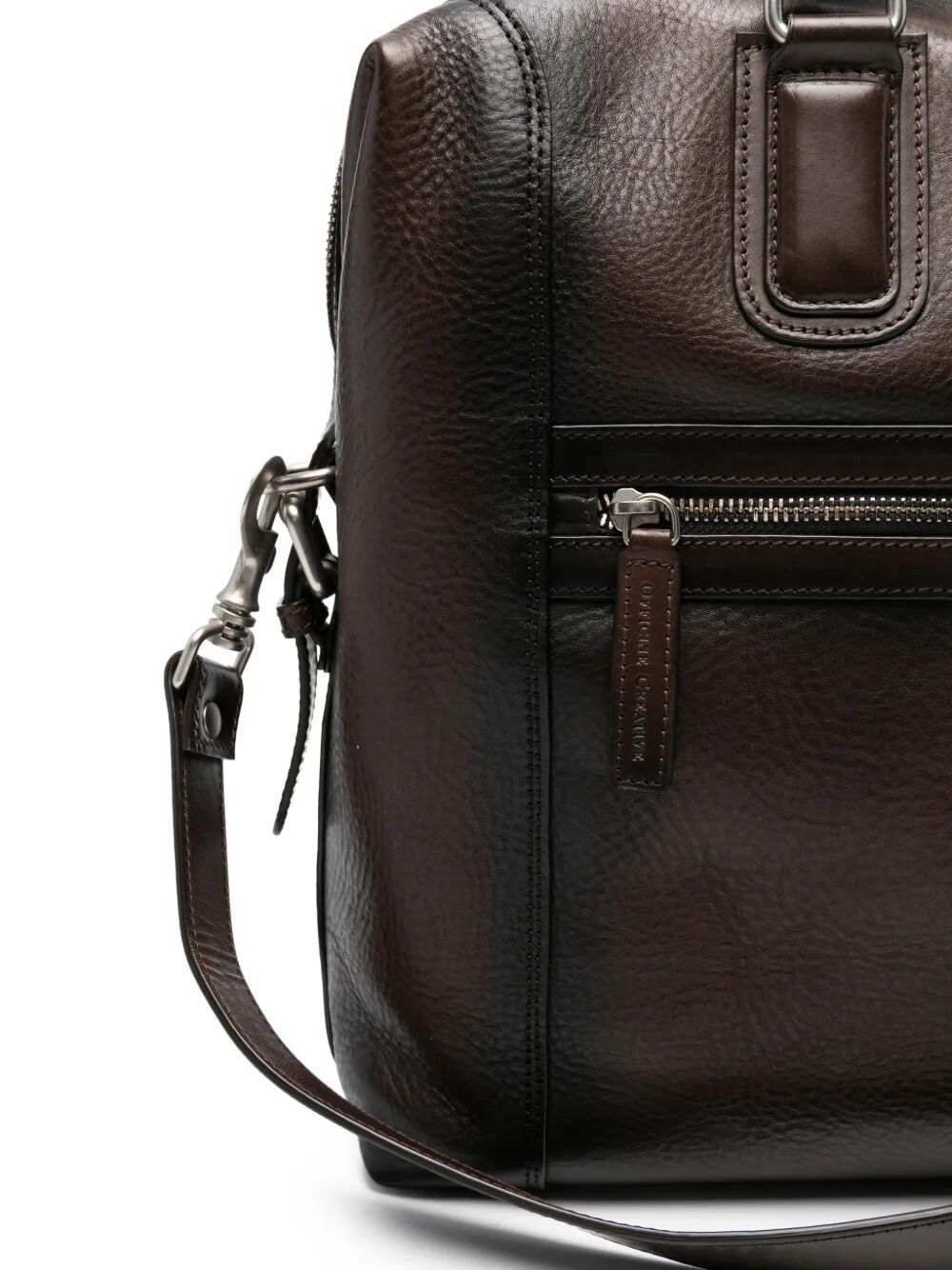 Officine Creative "JULES 007" LEATHER BRIEFCASE BAG Size ONE SIZE - 3 Thumbnail