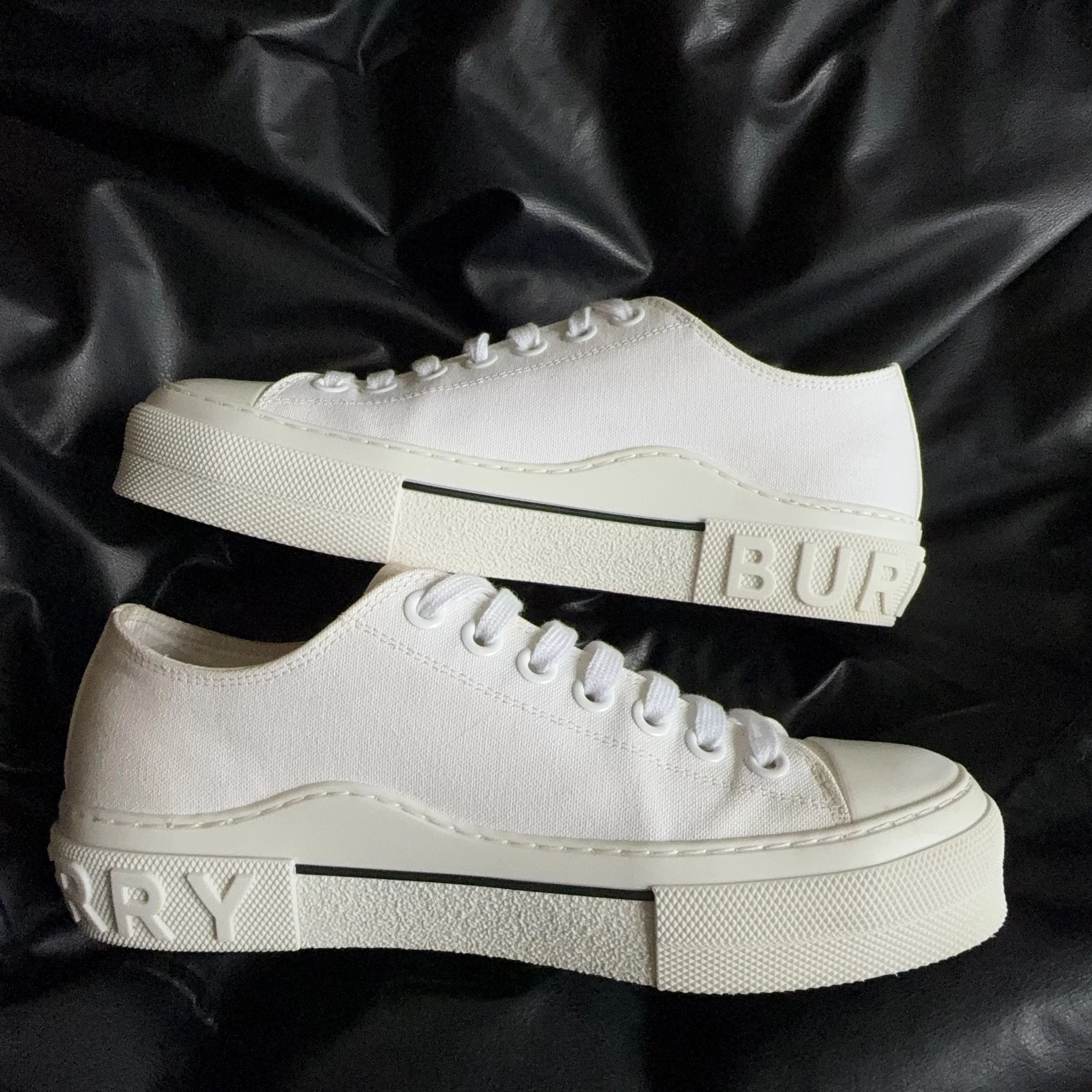 Burberry Burberry White Lowtop Sneakers 41.5 Men Size US 9 / EU 42 - 6 Thumbnail