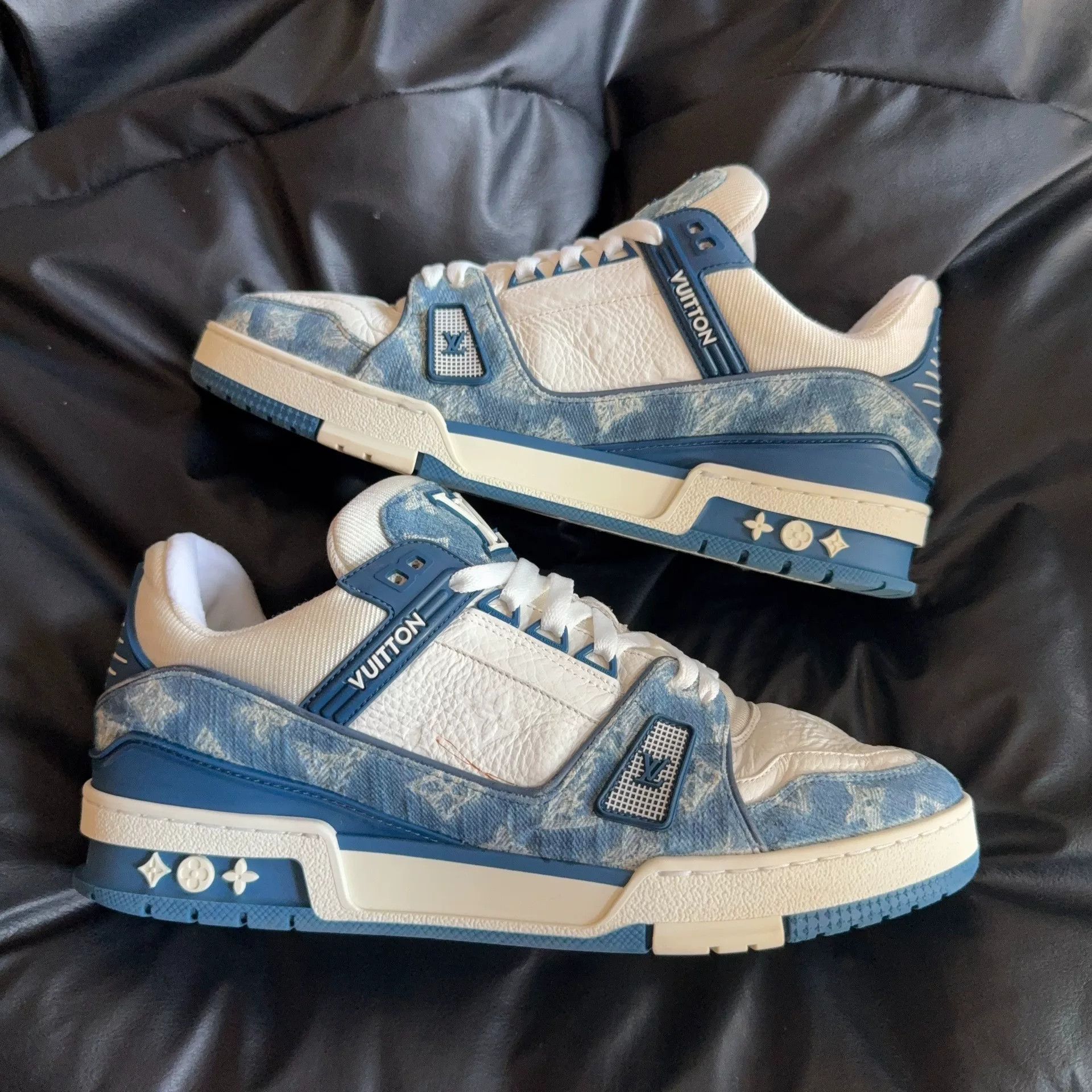 Louis Vuitton Louis Vuitton Training Denim Blue Lowtop Sneakers 8 Men Size US 8 / EU 41 - 5 Thumbnail