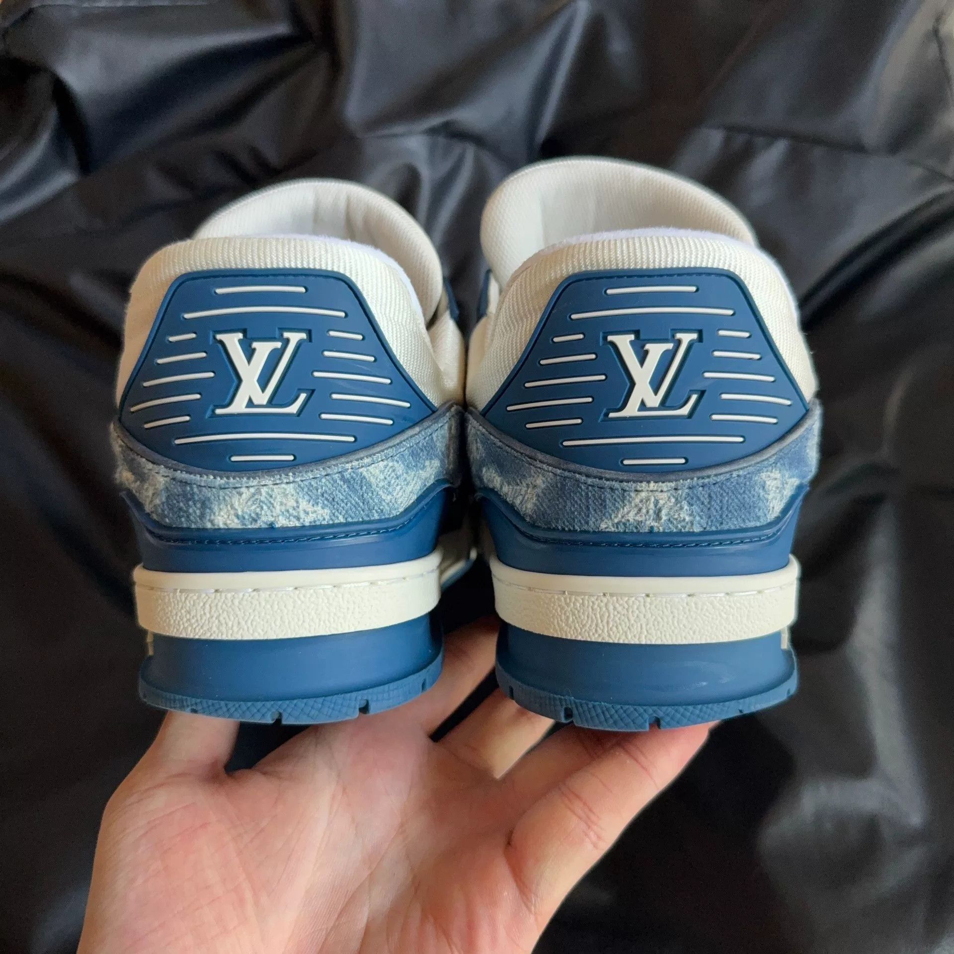 Louis Vuitton Louis Vuitton Training Denim Blue Lowtop Sneakers 8 Men Size US 8 / EU 41 - 3 Thumbnail