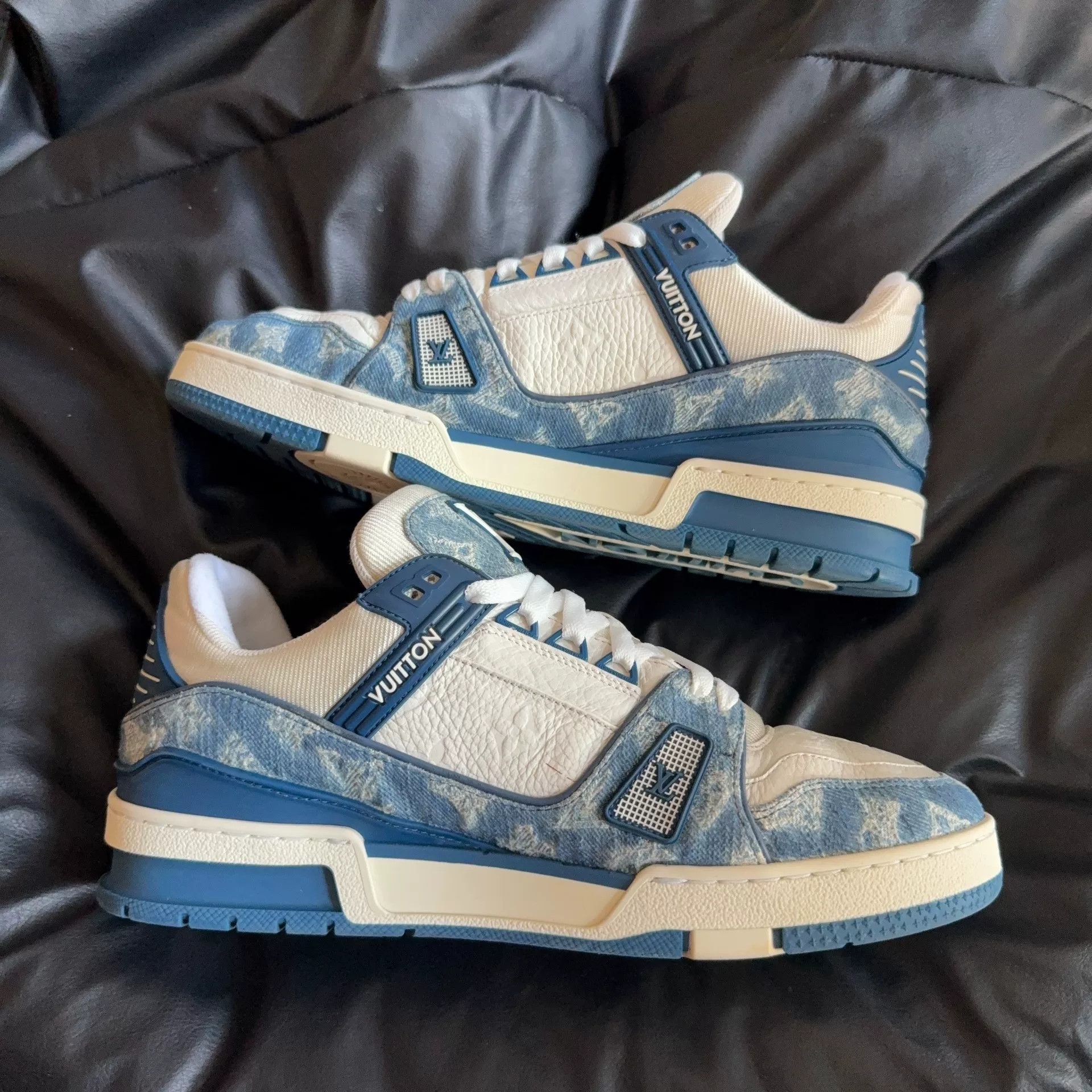 Louis Vuitton Louis Vuitton Training Denim Blue Lowtop Sneakers 8 Men Size US 8 / EU 41 - 6 Thumbnail