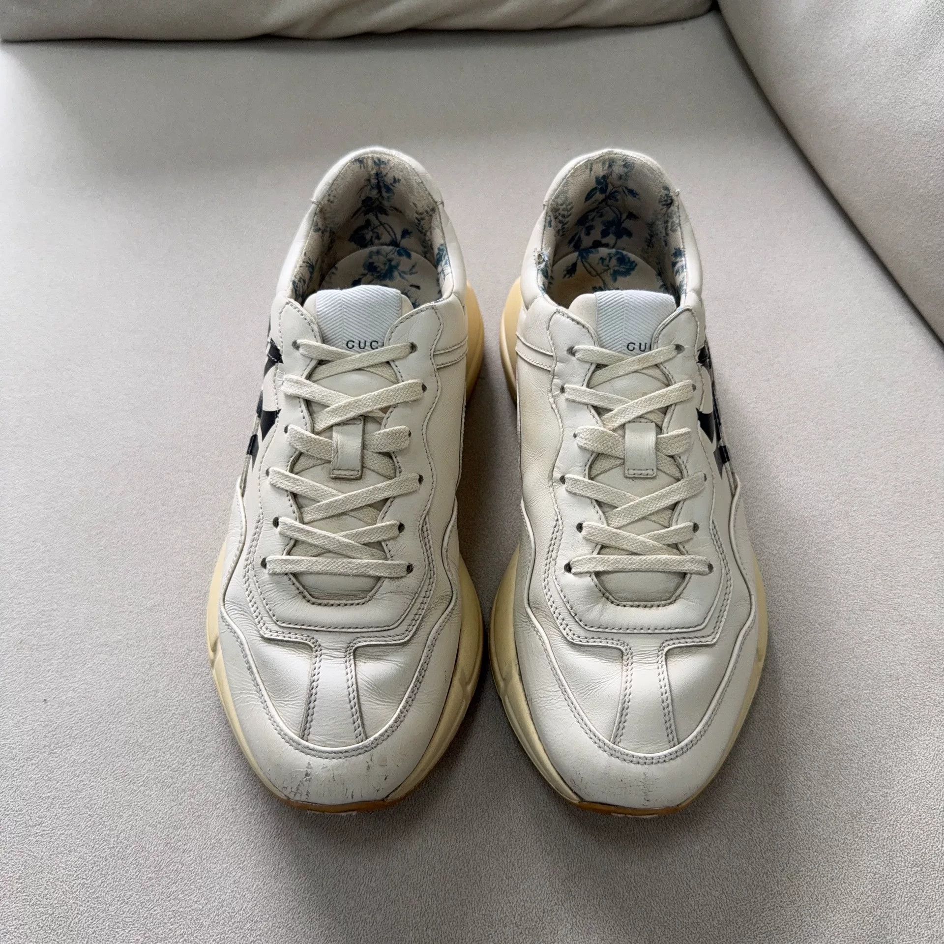 Gucci Gucci White Lowtop Sneakers 7 Men Size US 7 / EU 40 - 2 Thumbnail