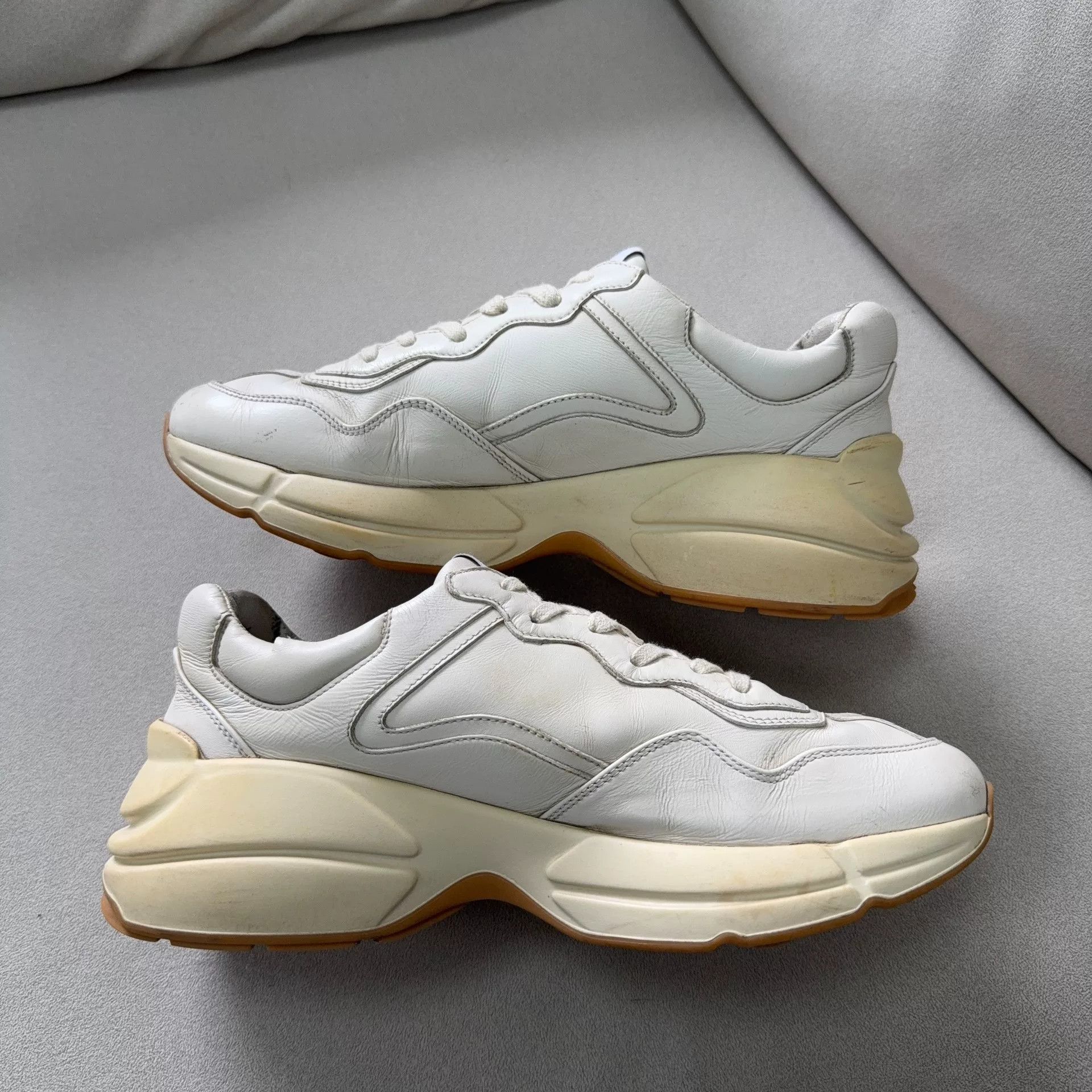 Gucci Gucci White Lowtop Sneakers 7 Men Size US 7 / EU 40 - 6 Thumbnail