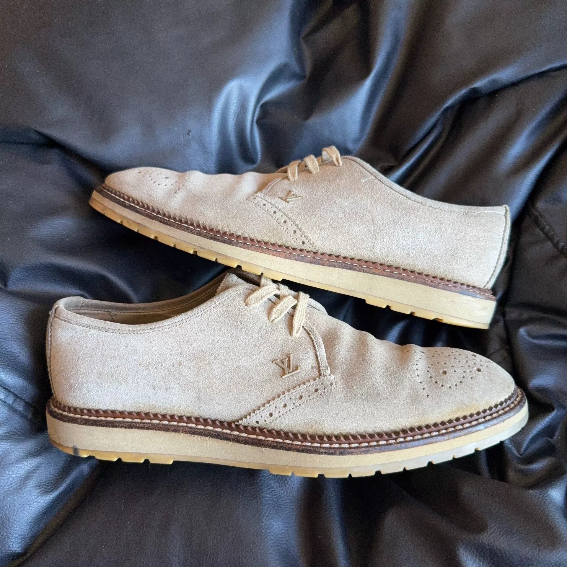 Louis Vuitton Louis Vuitton Suede Lowtop Sneakers 7.5 Men Size US 7.5 / EU 40-41 - 5 Thumbnail