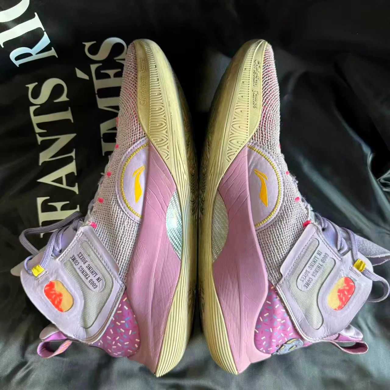 Li-Ning Li-Ning Purple Lowtop Sneakers 45 Men Size US 11.5 / EU 44-45 - 4 Thumbnail