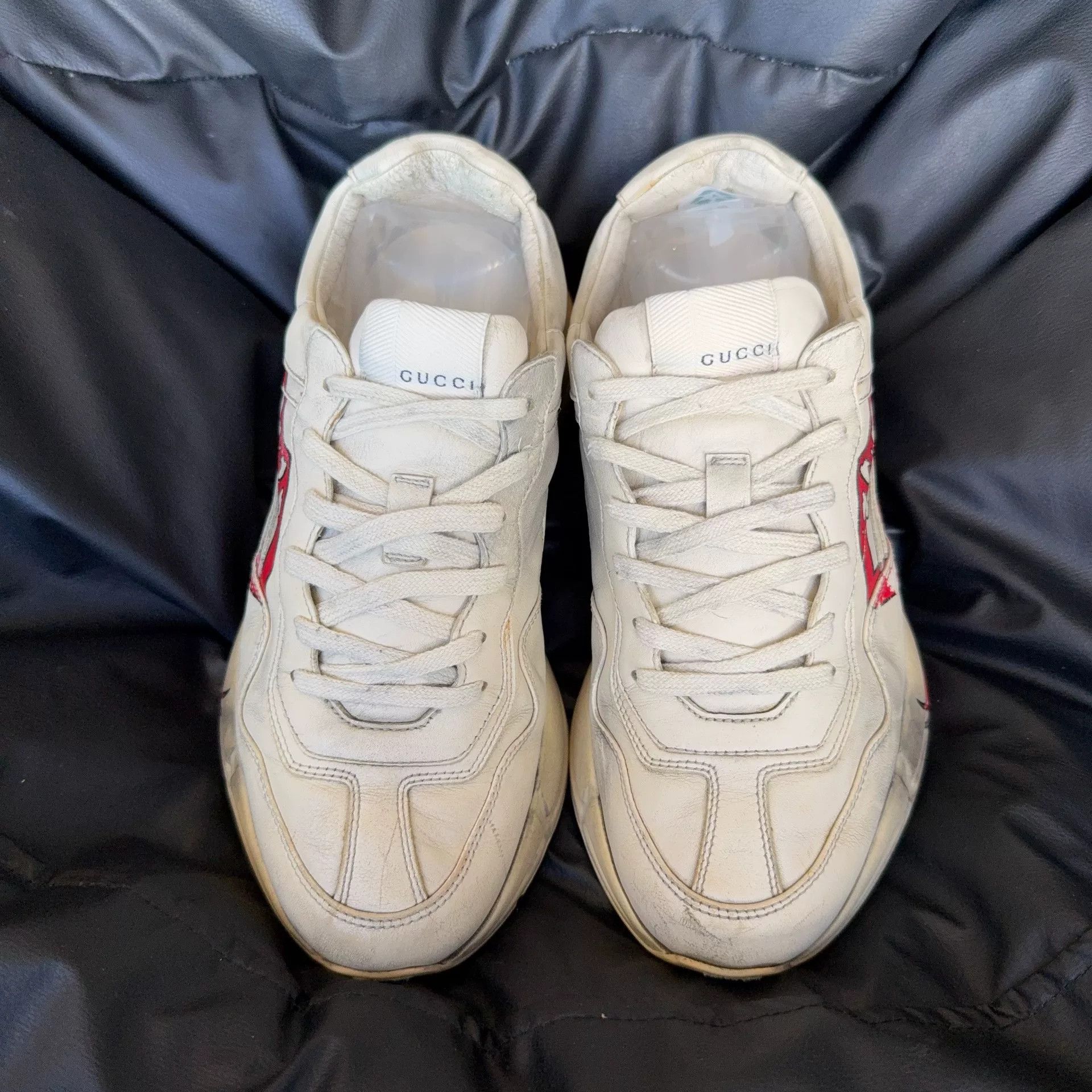 Gucci Gucci Red Lowtop Sneakers 6 Men Size US 6 / EU 39 - 2 Thumbnail
