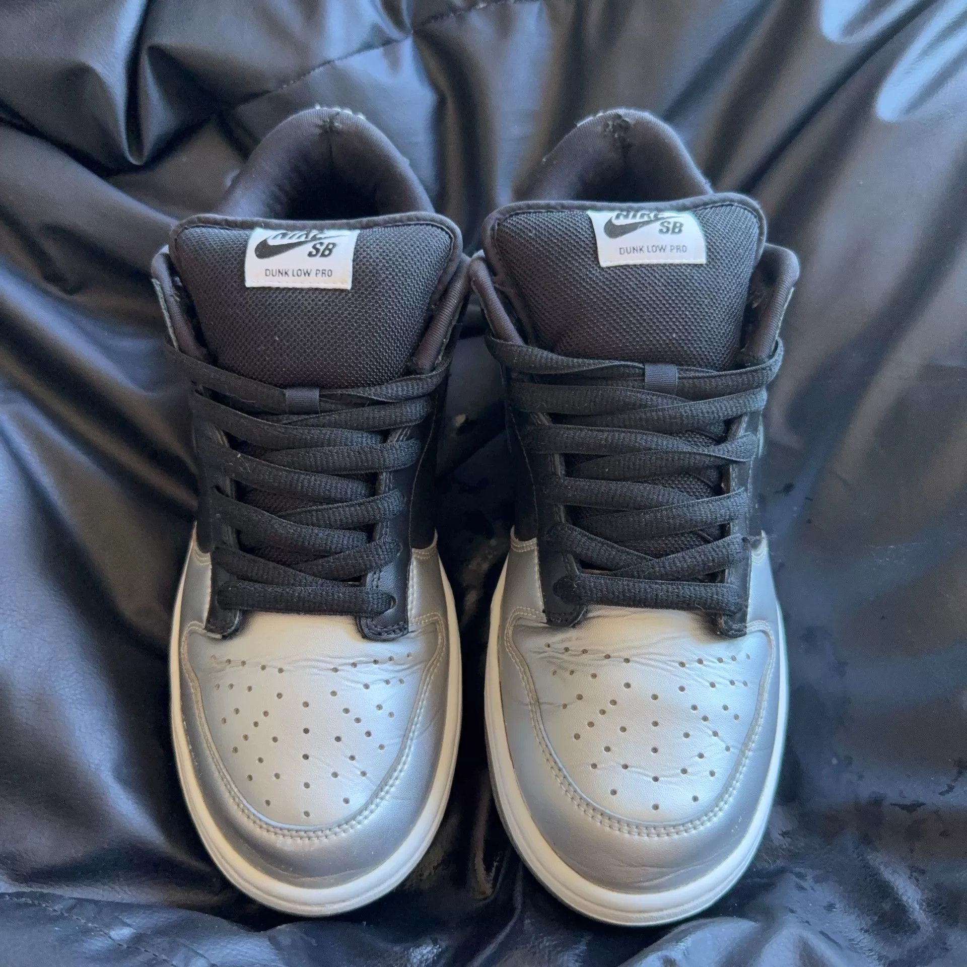 Nike Nike DUNK Silver Lowtop Sneakers 44 Men Size US 10.5 / EU 43-44 - 2 Thumbnail