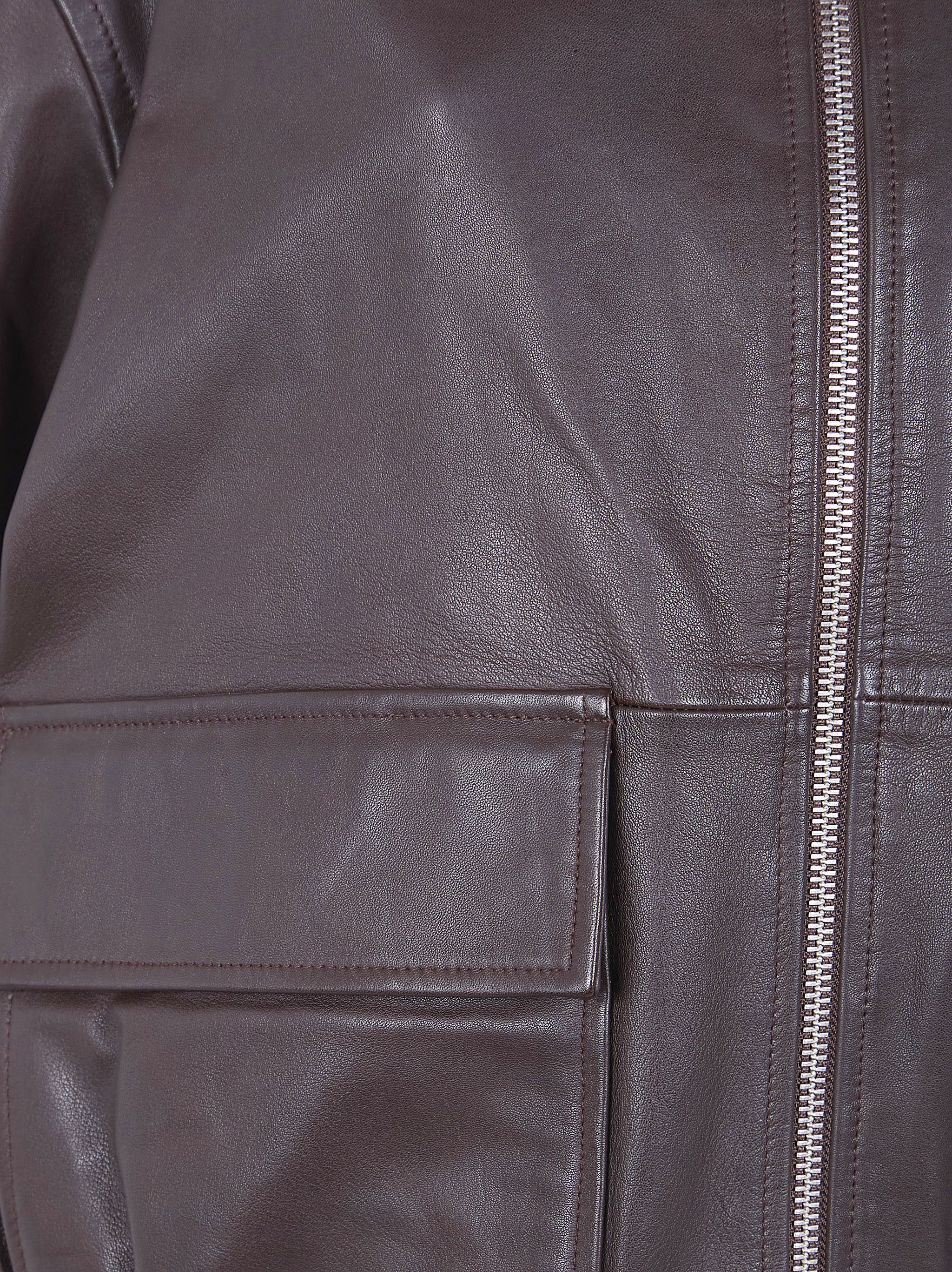 Studio Nicholson "PISTON" LEATHER BOMBER JACKET Size S / US 4 / IT 40 - 3 Thumbnail