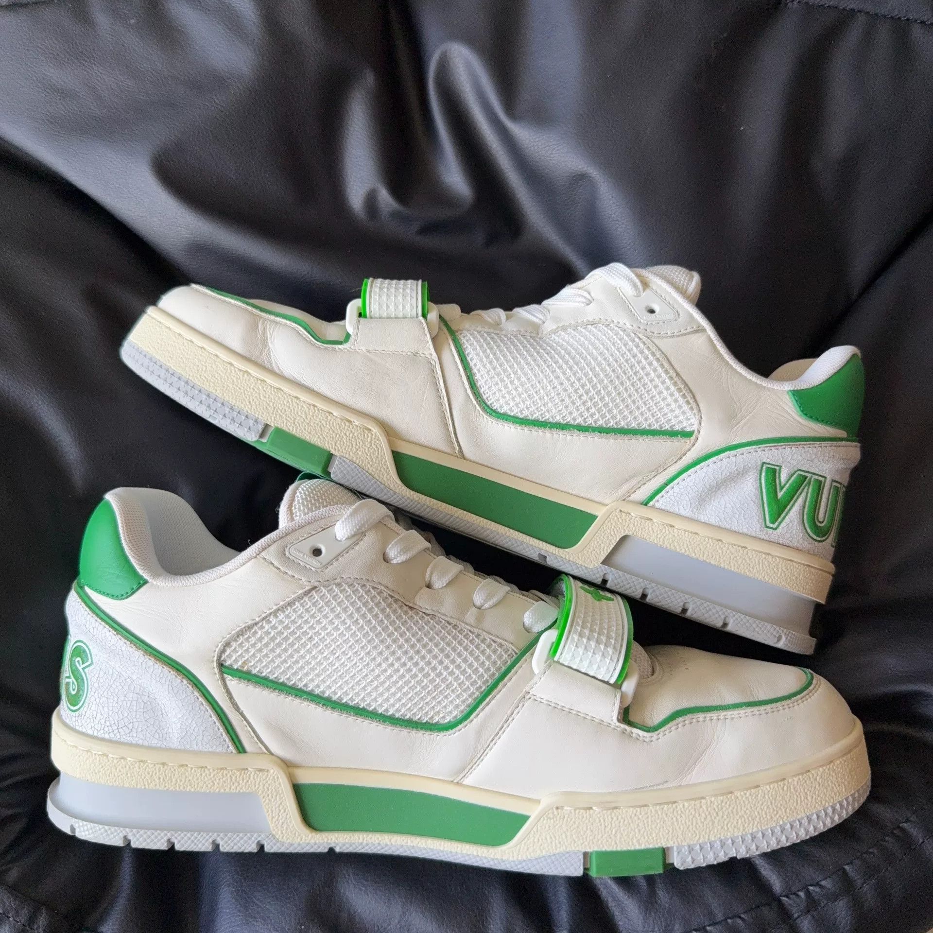 Louis Vuitton Louis Vuitton Retro Graphic Green Lowtop Sneakers 42 Men Size US 9 / EU 42 - 6 Thumbnail