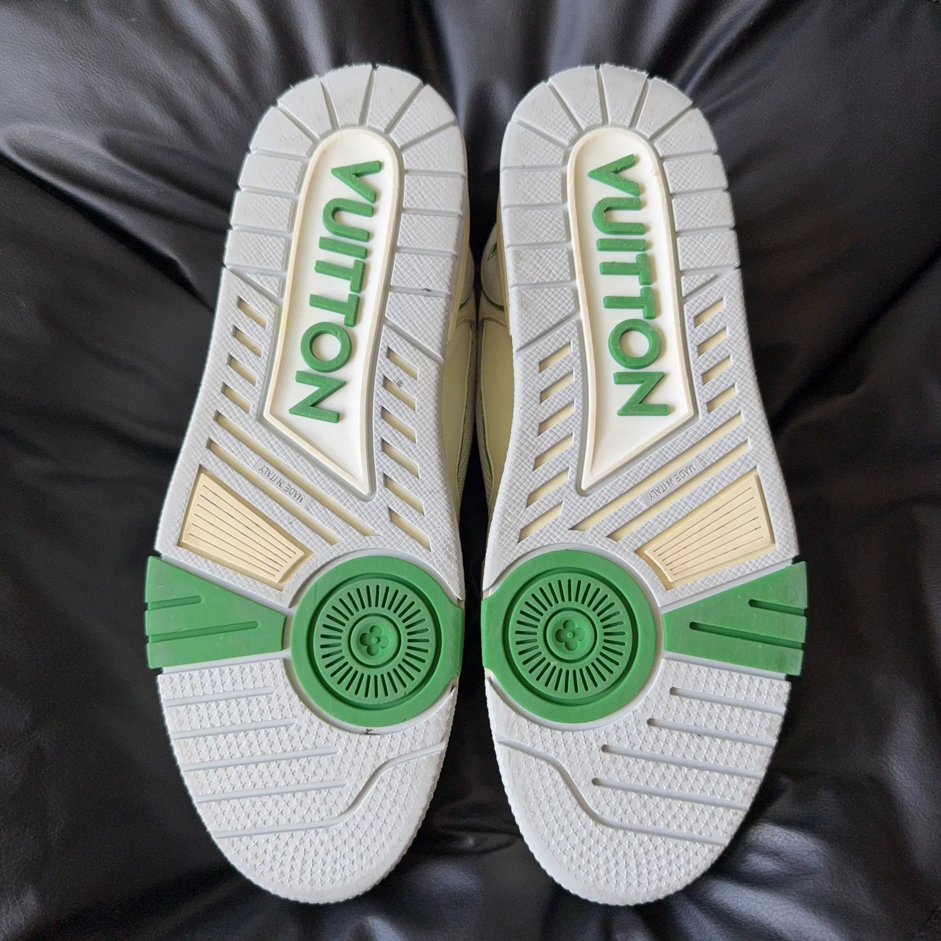 Louis Vuitton Louis Vuitton Retro Graphic Green Lowtop Sneakers 42 Men Size US 9 / EU 42 - 4 Thumbnail