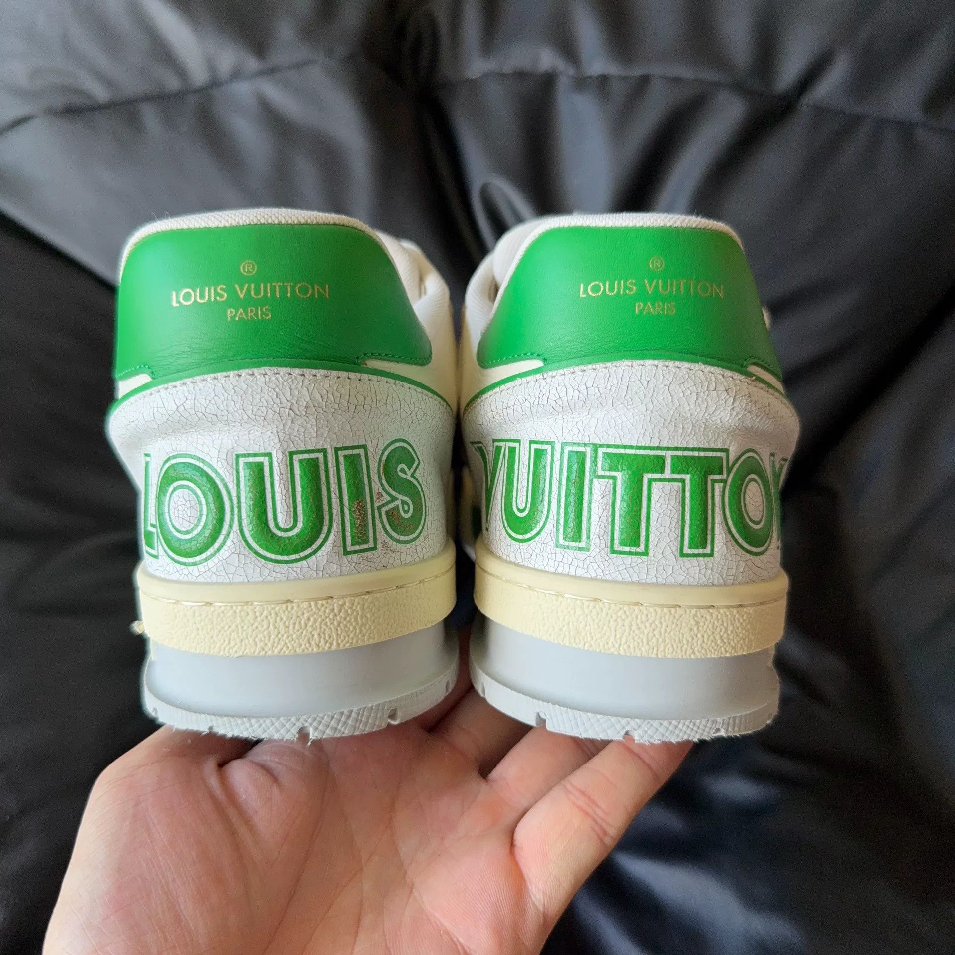Louis Vuitton Louis Vuitton Retro Graphic Green Lowtop Sneakers 42 Men Size US 9 / EU 42 - 3 Thumbnail