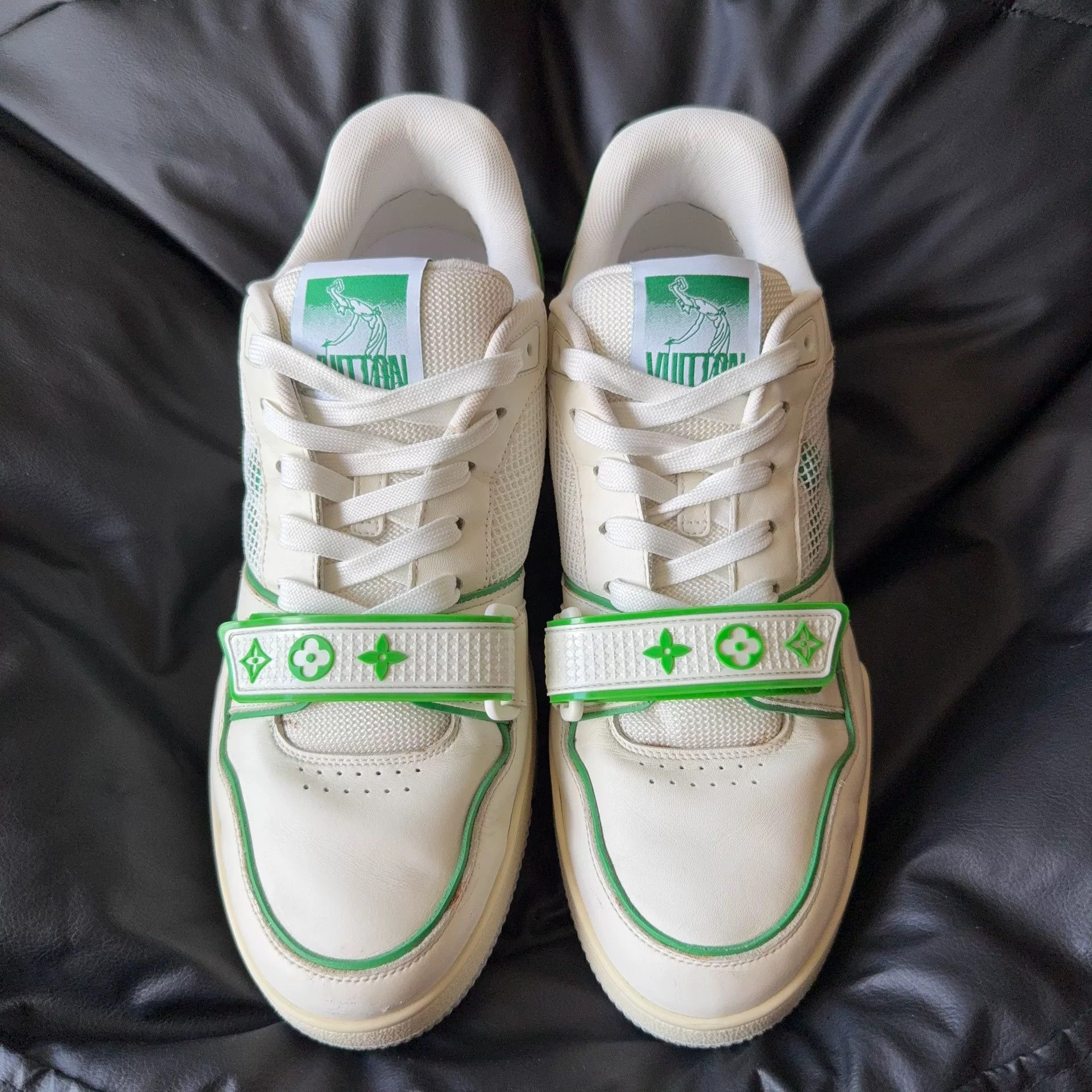 Louis Vuitton Louis Vuitton Retro Graphic Green Lowtop Sneakers 42 Men Size US 9 / EU 42 - 2 Thumbnail