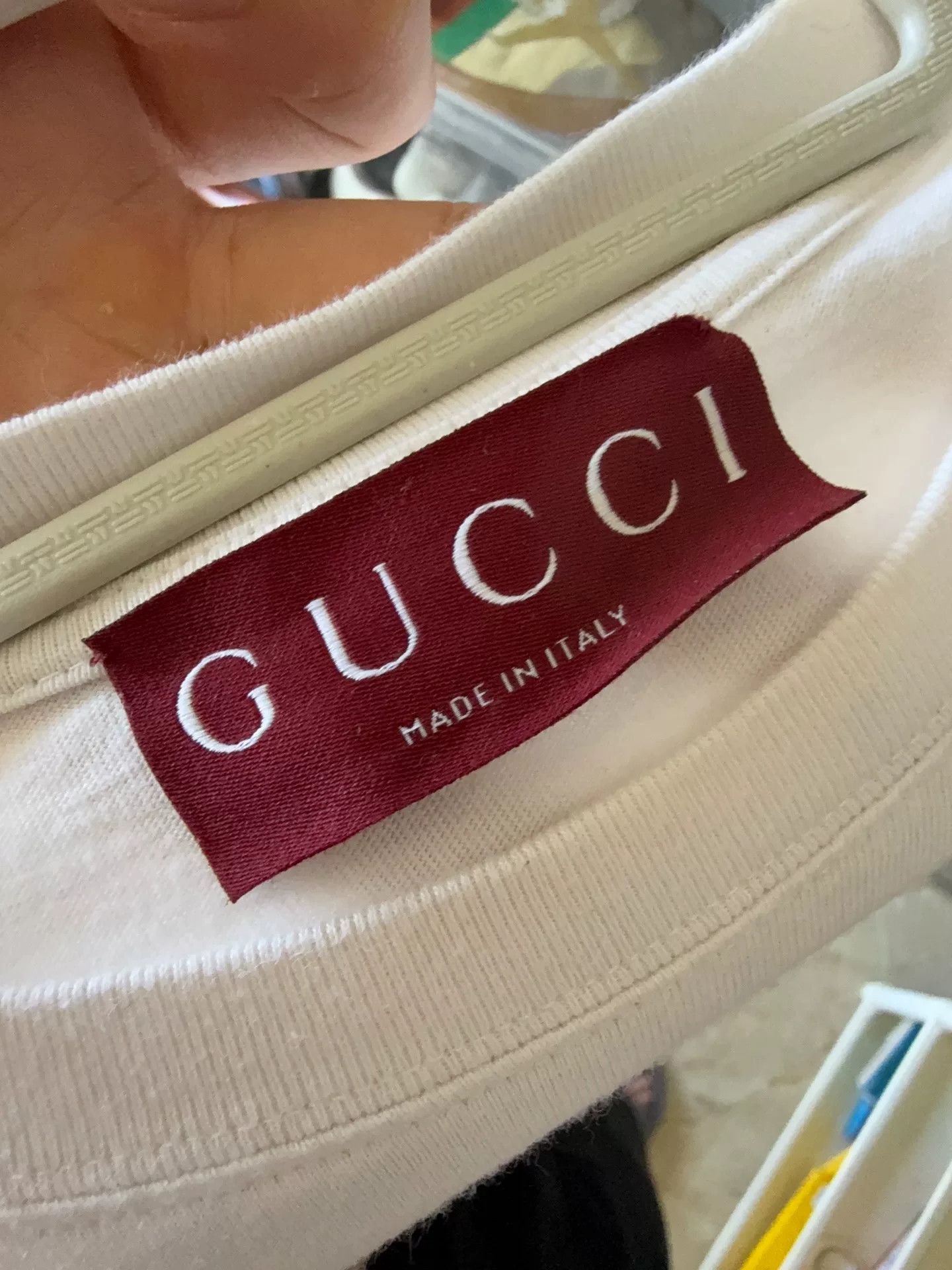 Gucci Gucci White T-Shirt L Women Size L / US 10 / IT 46 - 3 Thumbnail