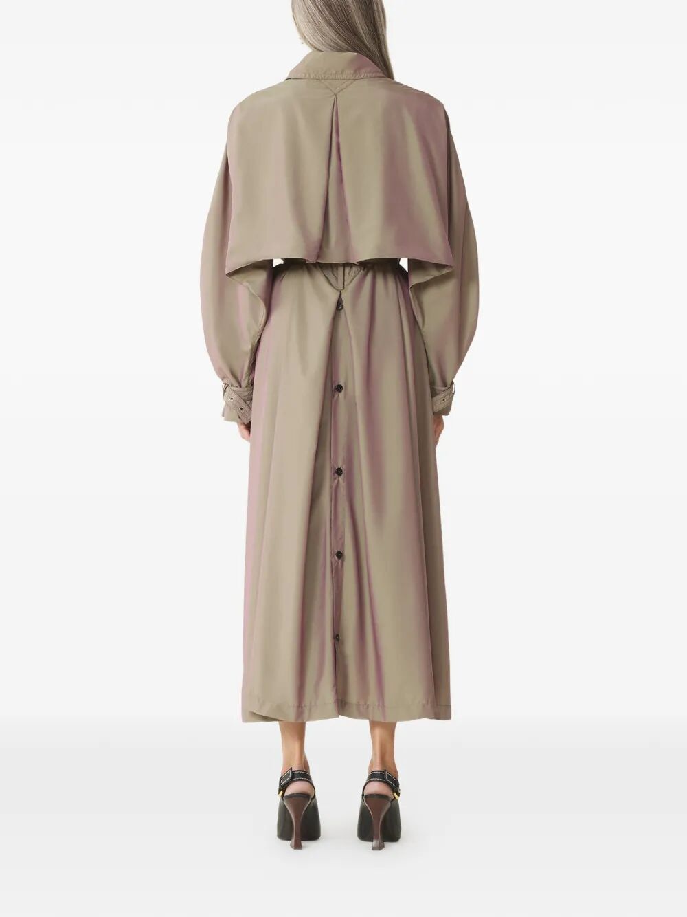 Lanvin FLUID TRENCH COAT Size S / US 4 / IT 40 - 7 Thumbnail