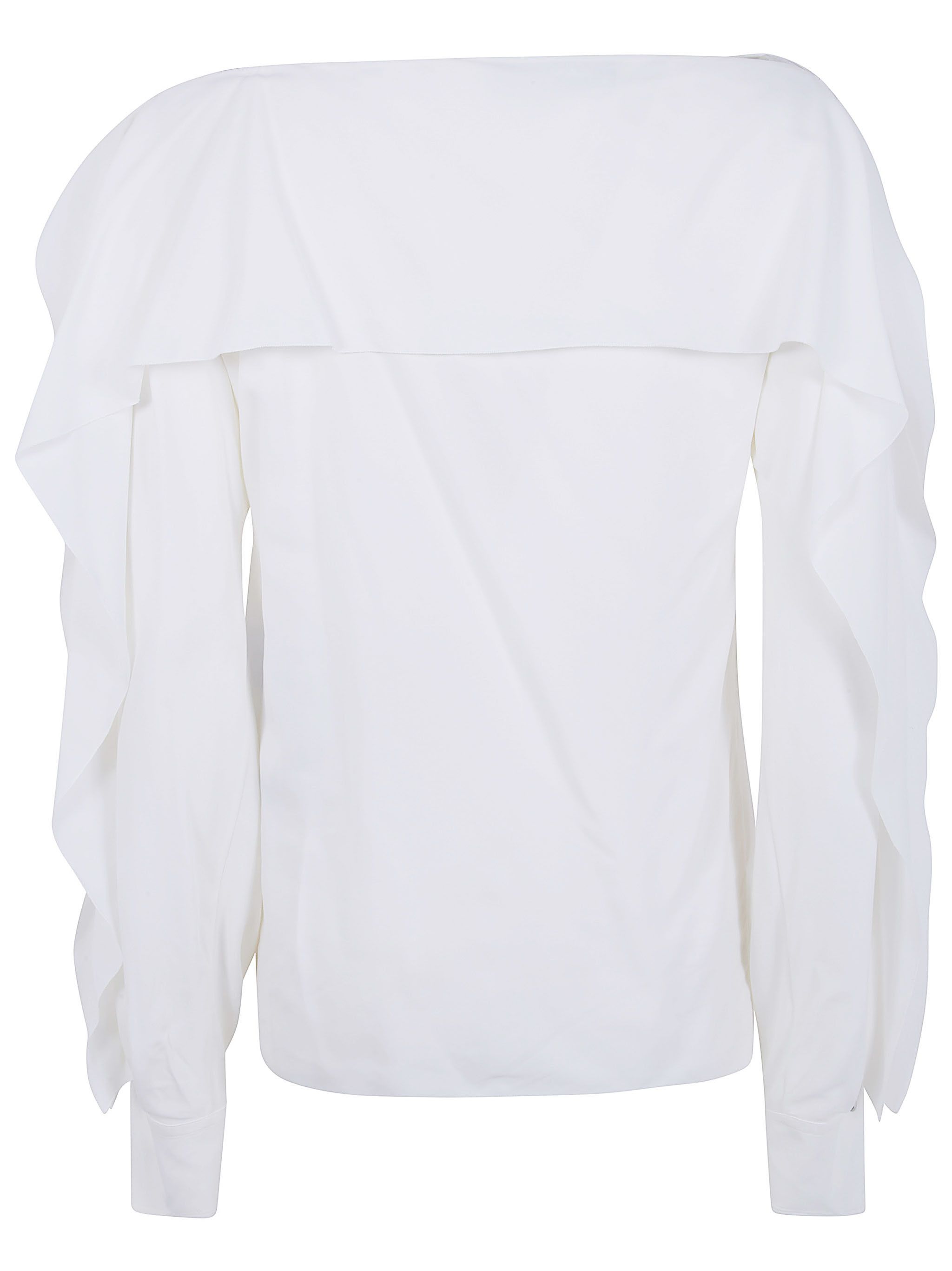 Lanvin LONG SLEEVES TOP WITH RUFFLES Size M / US 6-8 / IT 42-44 - 2 Thumbnail