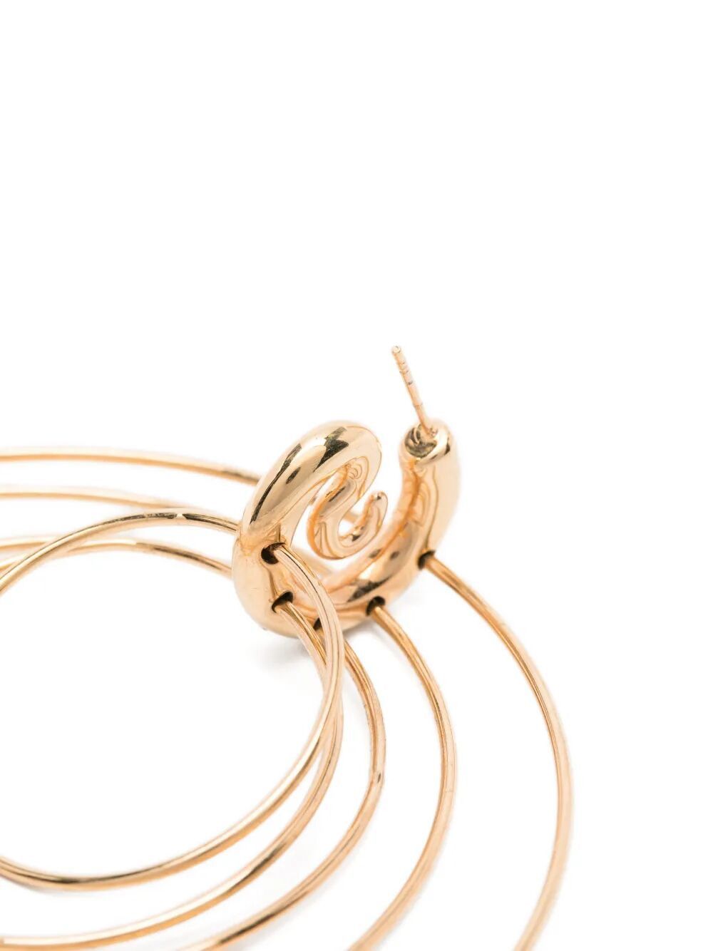 PANCONESI "PIERCED SERPENT" HOOPS LARGE Size ONE SIZE - 2 Thumbnail