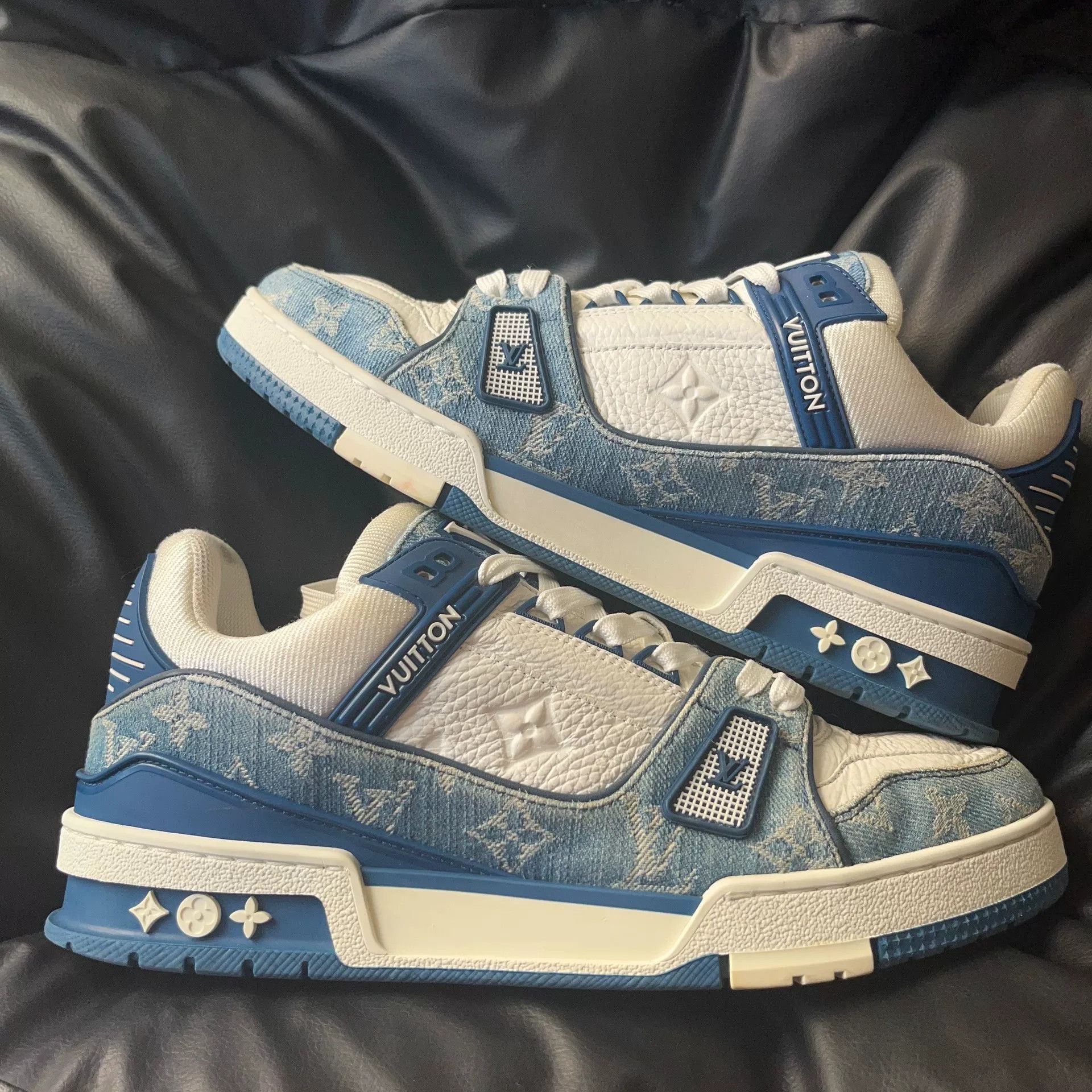 Louis Vuitton Louis Vuitton Training Denim Blue Lowtop Sneakers 7 Men Size US 7 / EU 40 - 5 Thumbnail