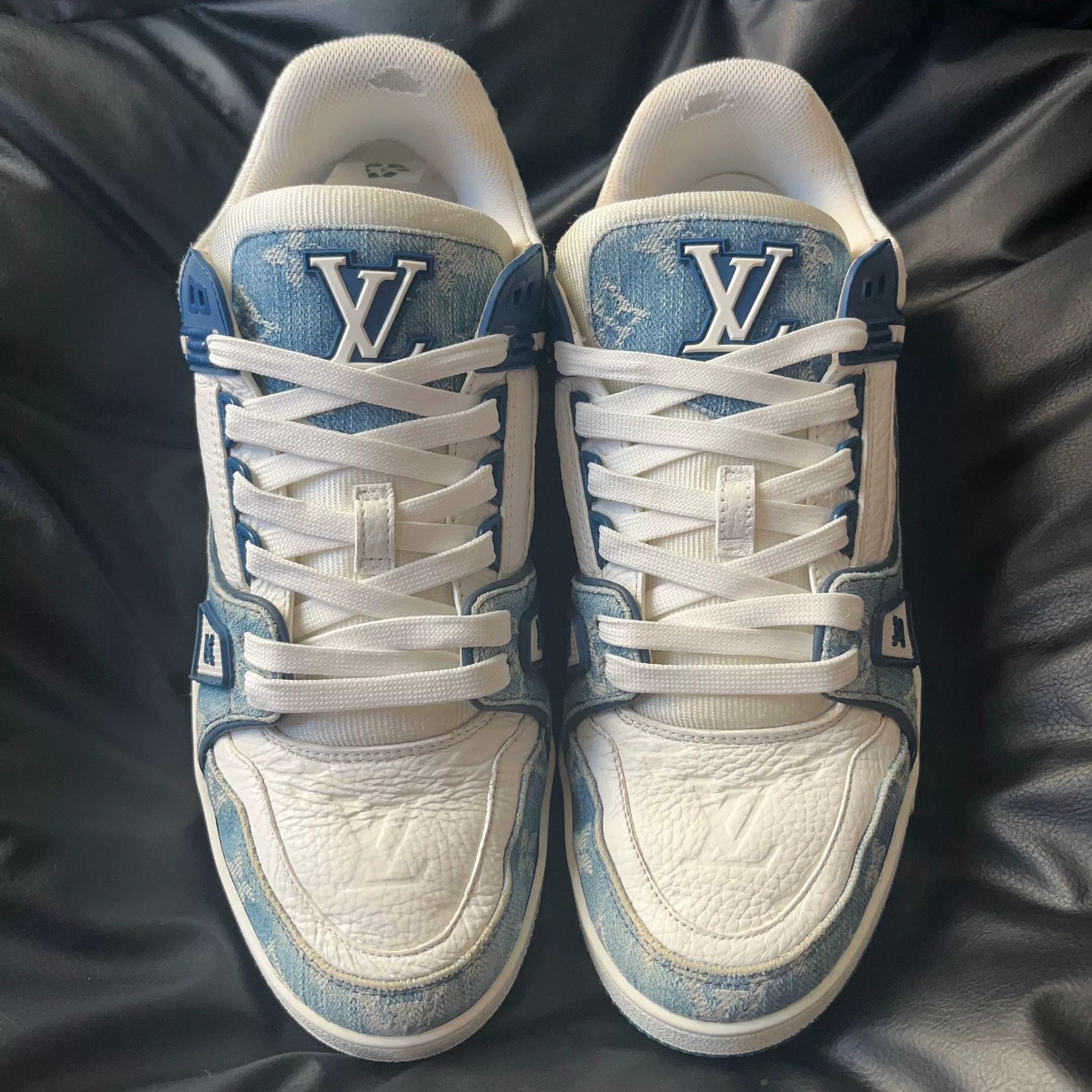 Louis Vuitton Louis Vuitton Training Denim Blue Lowtop Sneakers 7 Men Size US 7 / EU 40 - 2 Thumbnail
