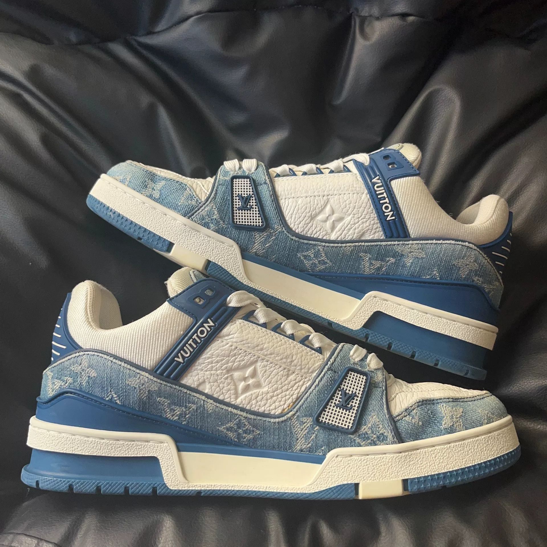 Louis Vuitton Louis Vuitton Training Denim Blue Lowtop Sneakers 7 Men Size US 7 / EU 40 - 6 Thumbnail