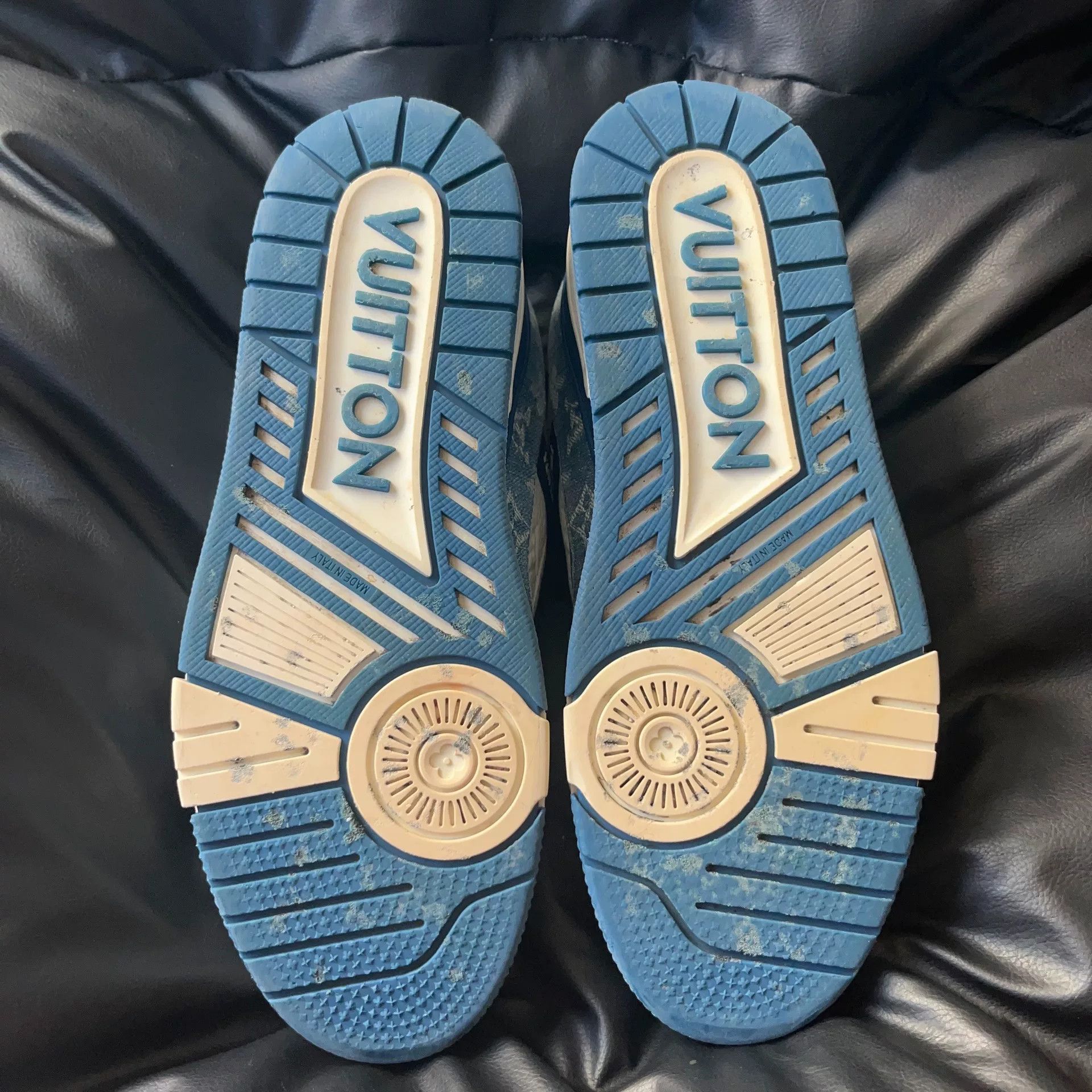 Louis Vuitton Louis Vuitton Training Denim Blue Lowtop Sneakers 7 Men Size US 7 / EU 40 - 4 Thumbnail