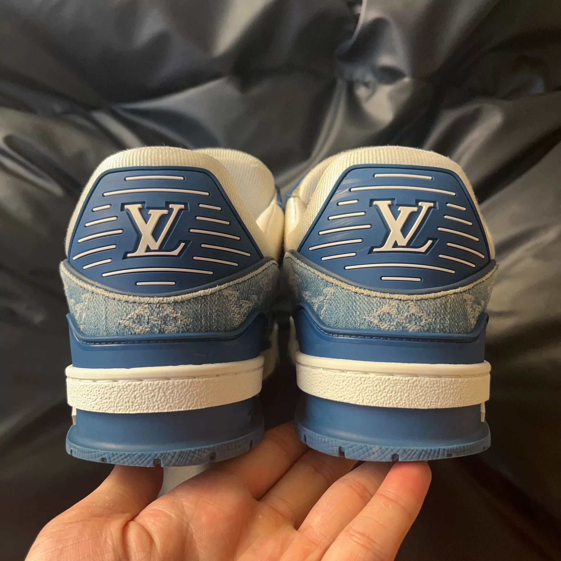 Louis Vuitton Louis Vuitton Training Denim Blue Lowtop Sneakers 7 Men Size US 7 / EU 40 - 3 Thumbnail