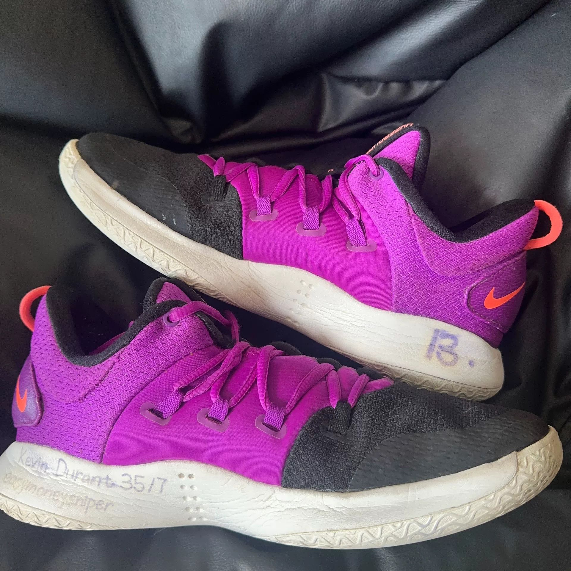 Nike Nike Basketball Purple Lowtop Sneakers 44 Men Size US 10.5 / EU 43-44 - 6 Thumbnail
