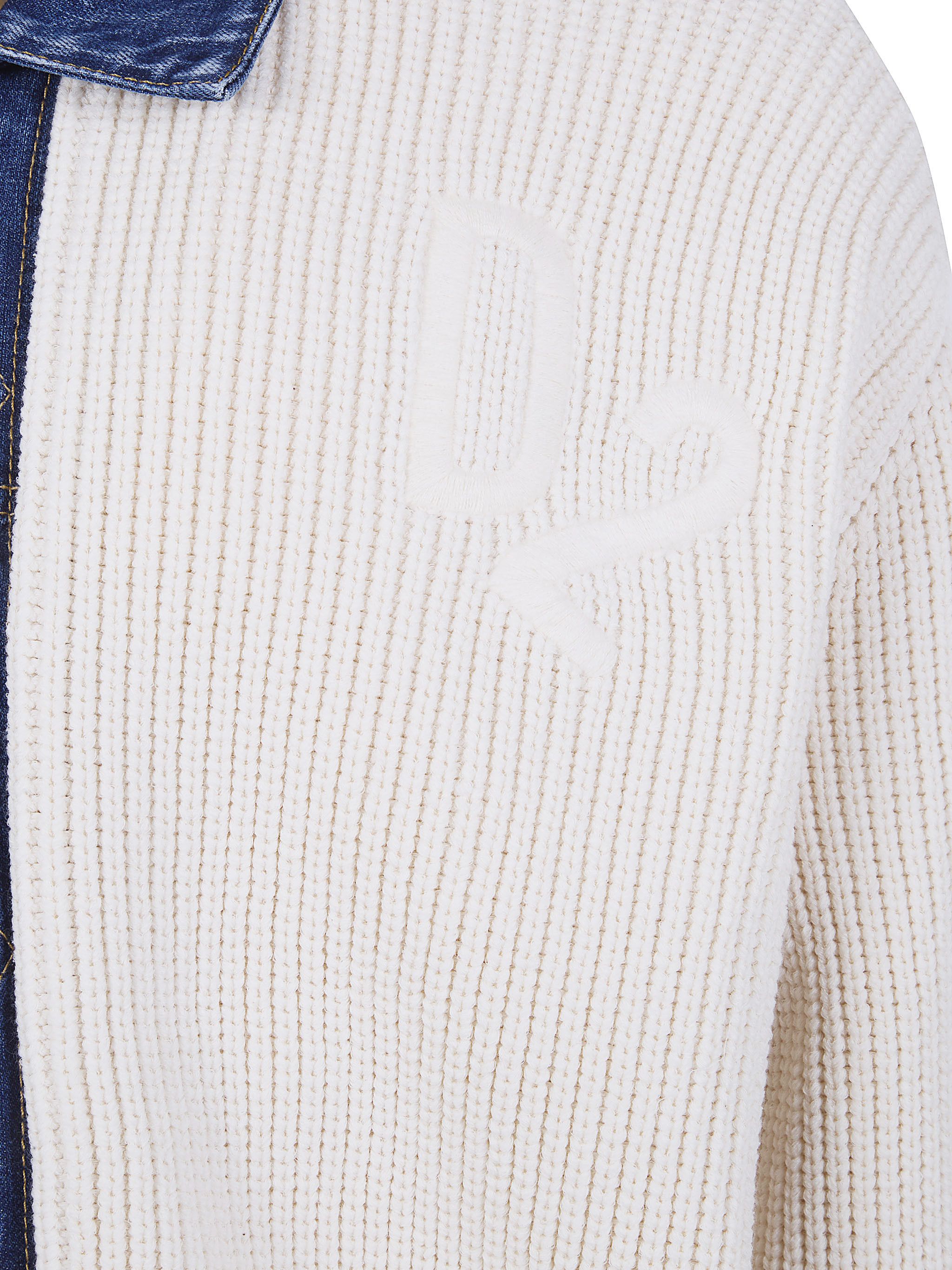 Dsquared2 DENIM MIX D2 KNIT CARDIGAN Size US M / EU 48-50 / 2 - 7 Thumbnail