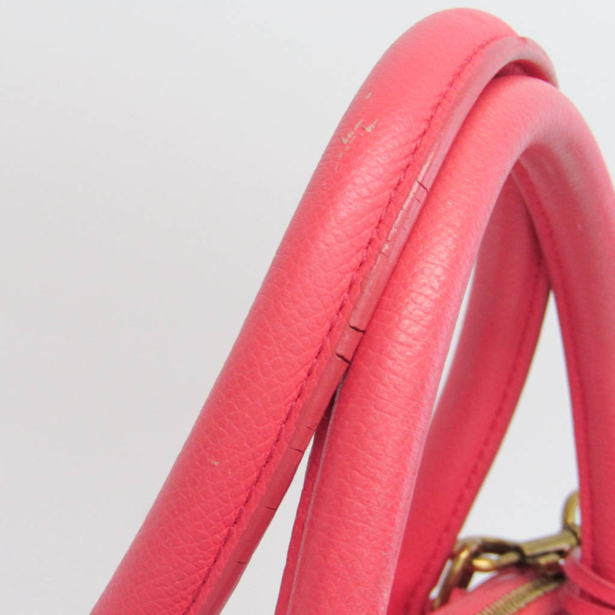 Balenciaga Balenciaga Ville Top Handle S 518873 Women's Leather Handbag Pink Size ONE SIZE - 12 Thumbnail