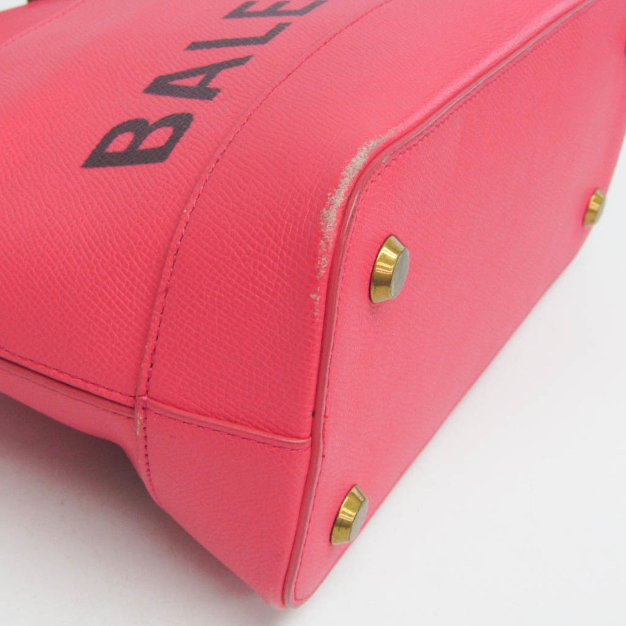 Balenciaga Balenciaga Ville Top Handle S 518873 Women's Leather Handbag Pink Size ONE SIZE - 5 Thumbnail