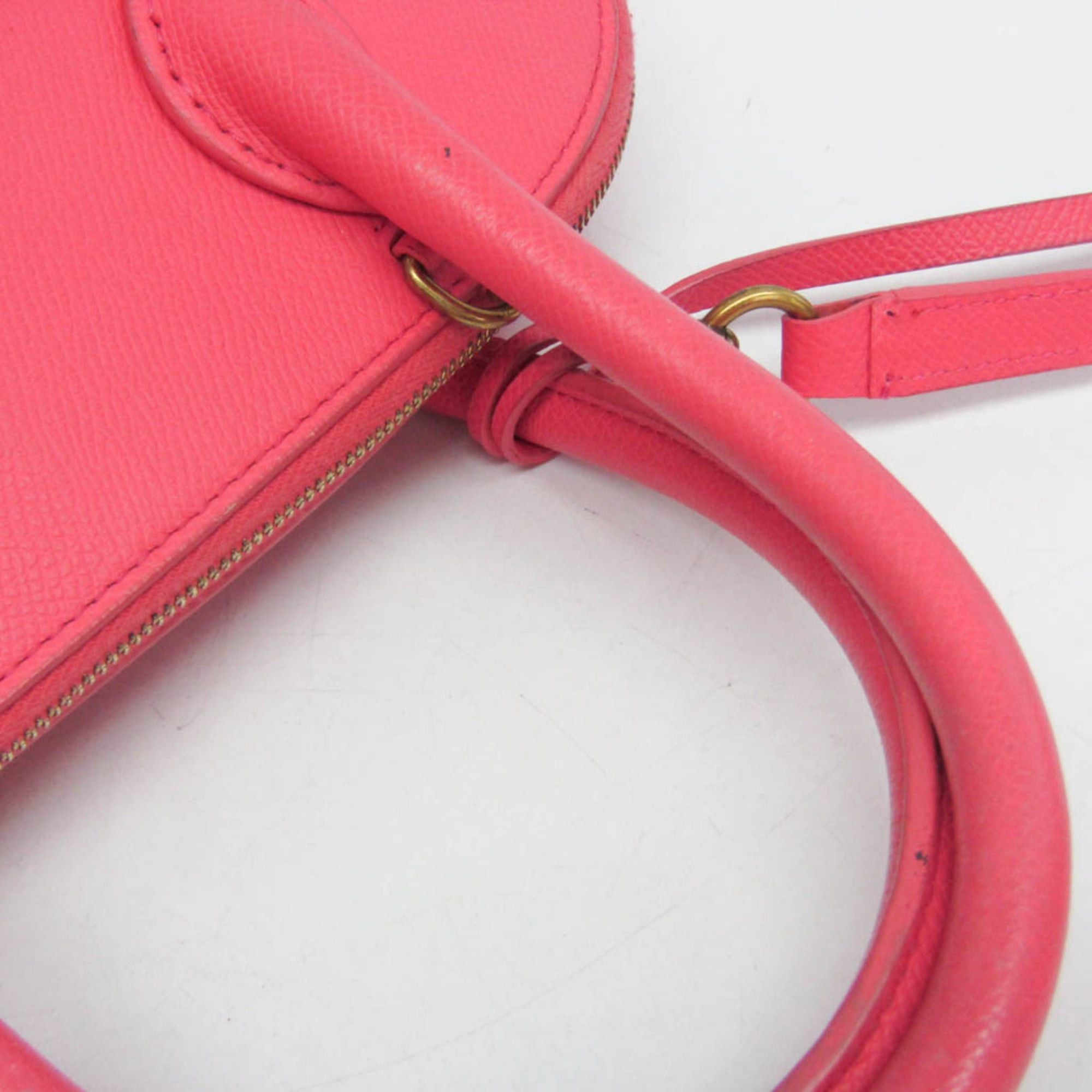 Balenciaga Balenciaga Ville Top Handle S 518873 Women's Leather Handbag Pink Size ONE SIZE - 13 Thumbnail