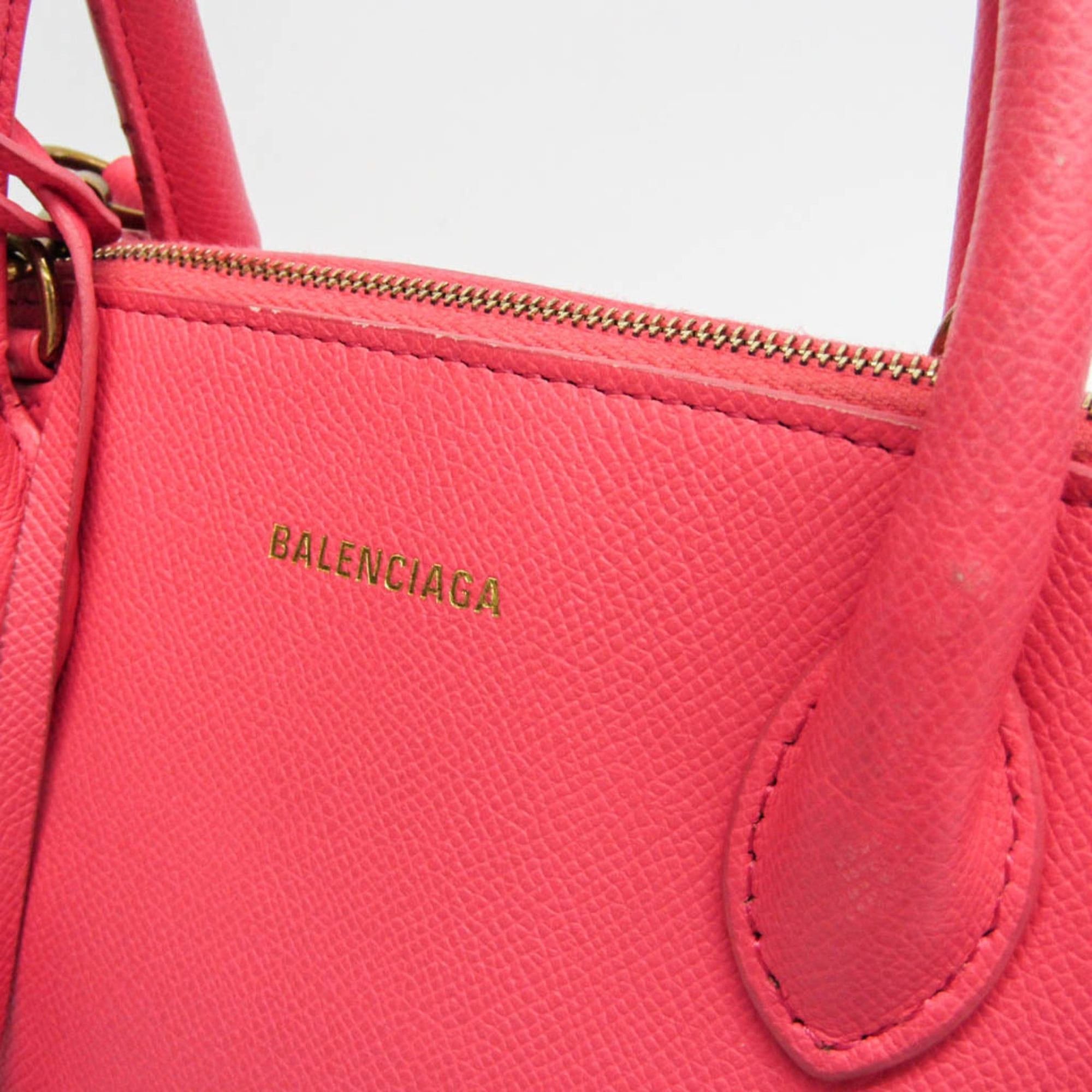 Balenciaga Balenciaga Ville Top Handle S 518873 Women's Leather Handbag Pink Size ONE SIZE - 7 Thumbnail