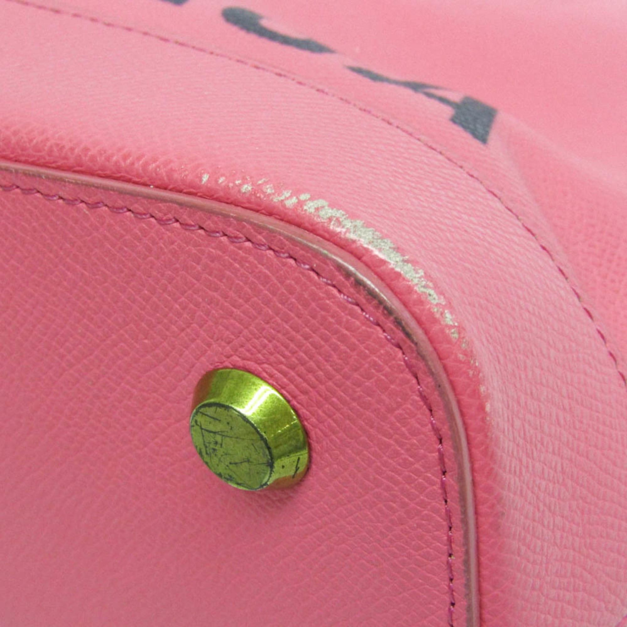 Balenciaga Balenciaga Ville Top Handle S 518873 Women's Leather Handbag Pink Size ONE SIZE - 6 Thumbnail