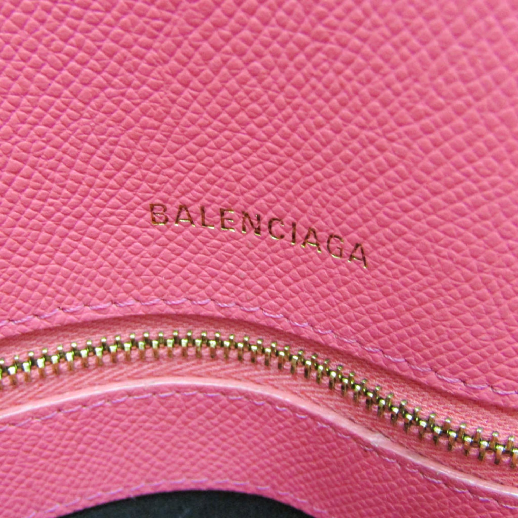 Balenciaga Balenciaga Ville Top Handle S 518873 Women's Leather Handbag Pink Size ONE SIZE - 19 Thumbnail