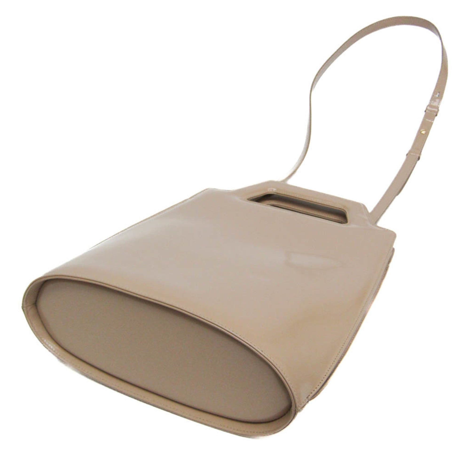 Salvatore Ferragamo Salvatore Ferragamo Gancini DH-21 3483 Women's Leather Handbag,Shoulder Bag Pink Beige Size ONE SIZE - 3 Thumbnail