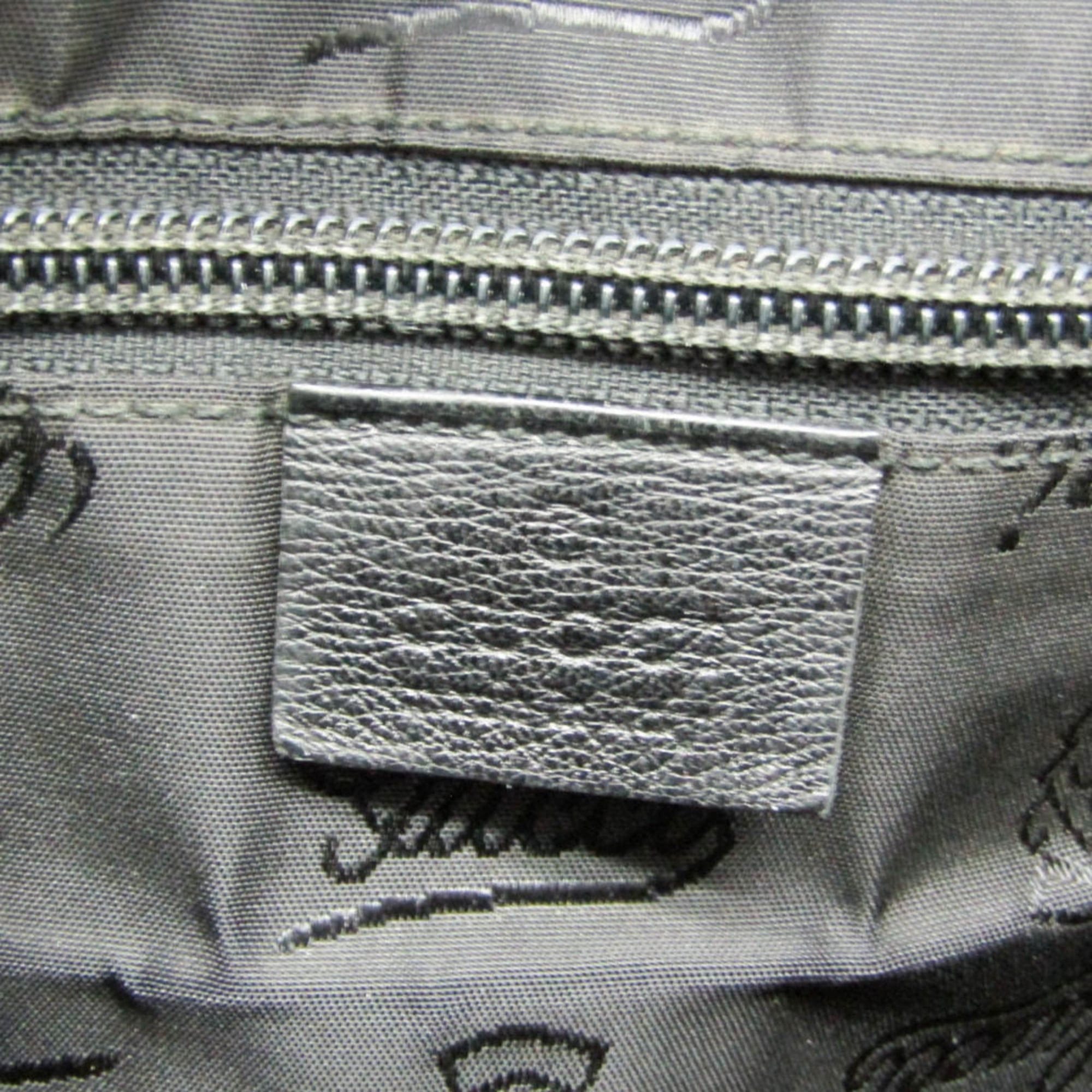 Gucci Gucci Guccissima 201448 Women's Leather Shoulder Bag Black Size ONE SIZE - 17 Thumbnail