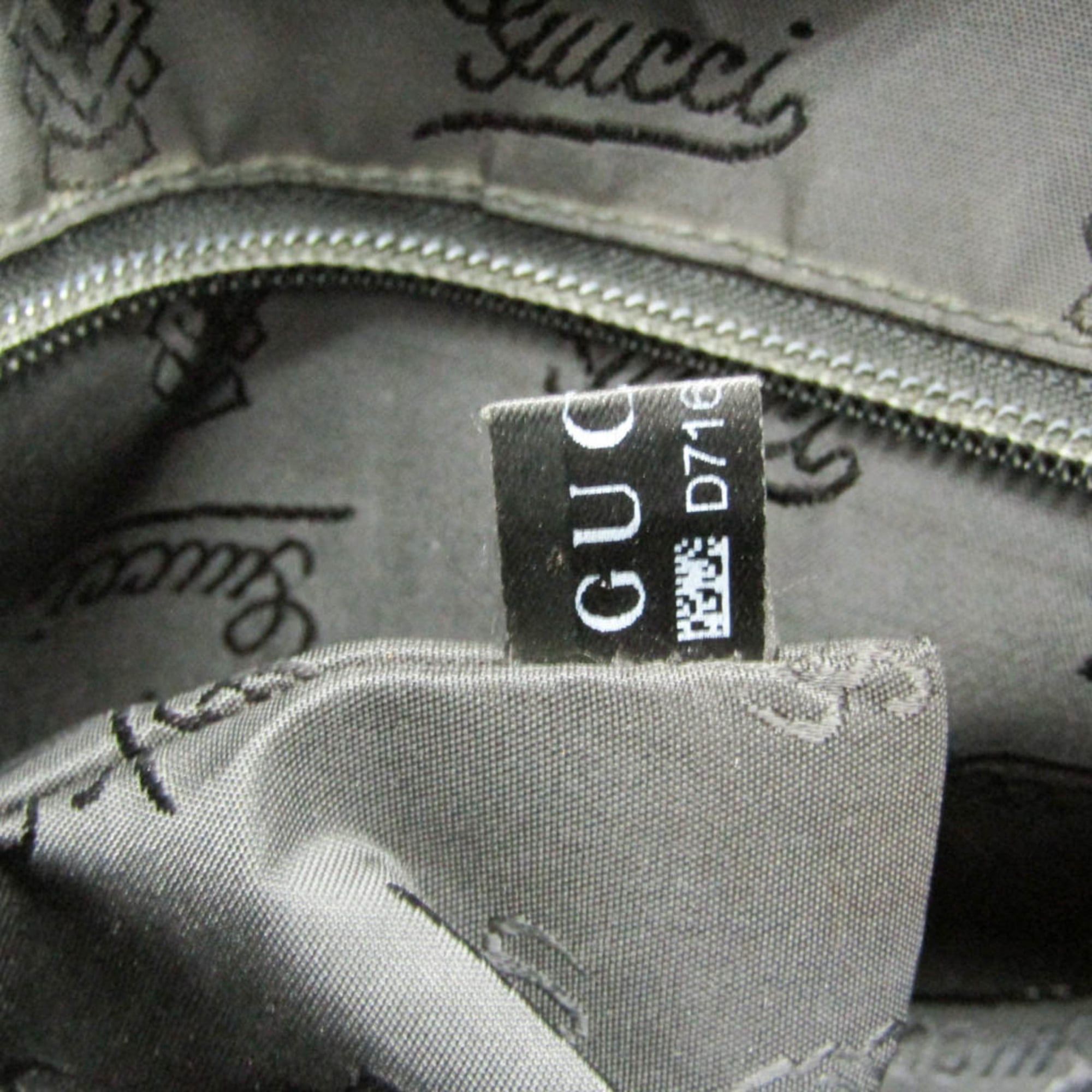 Gucci Gucci Guccissima 201448 Women's Leather Shoulder Bag Black Size ONE SIZE - 19 Thumbnail