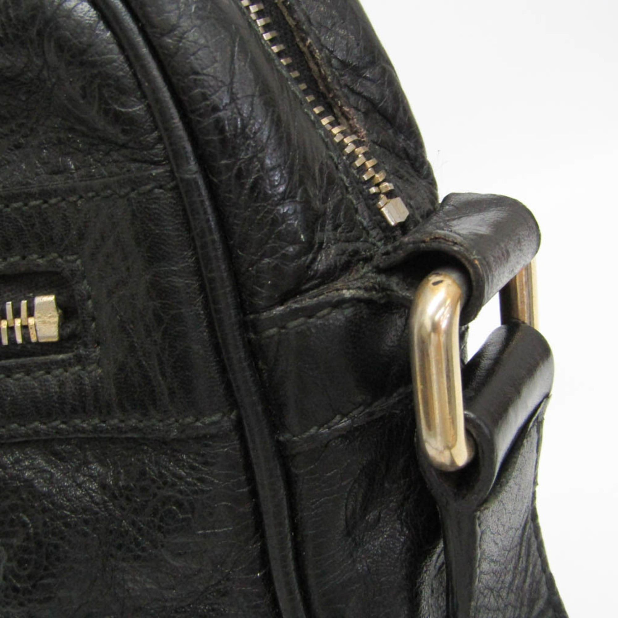 Gucci Gucci Guccissima 201448 Women's Leather Shoulder Bag Black Size ONE SIZE - 7 Thumbnail