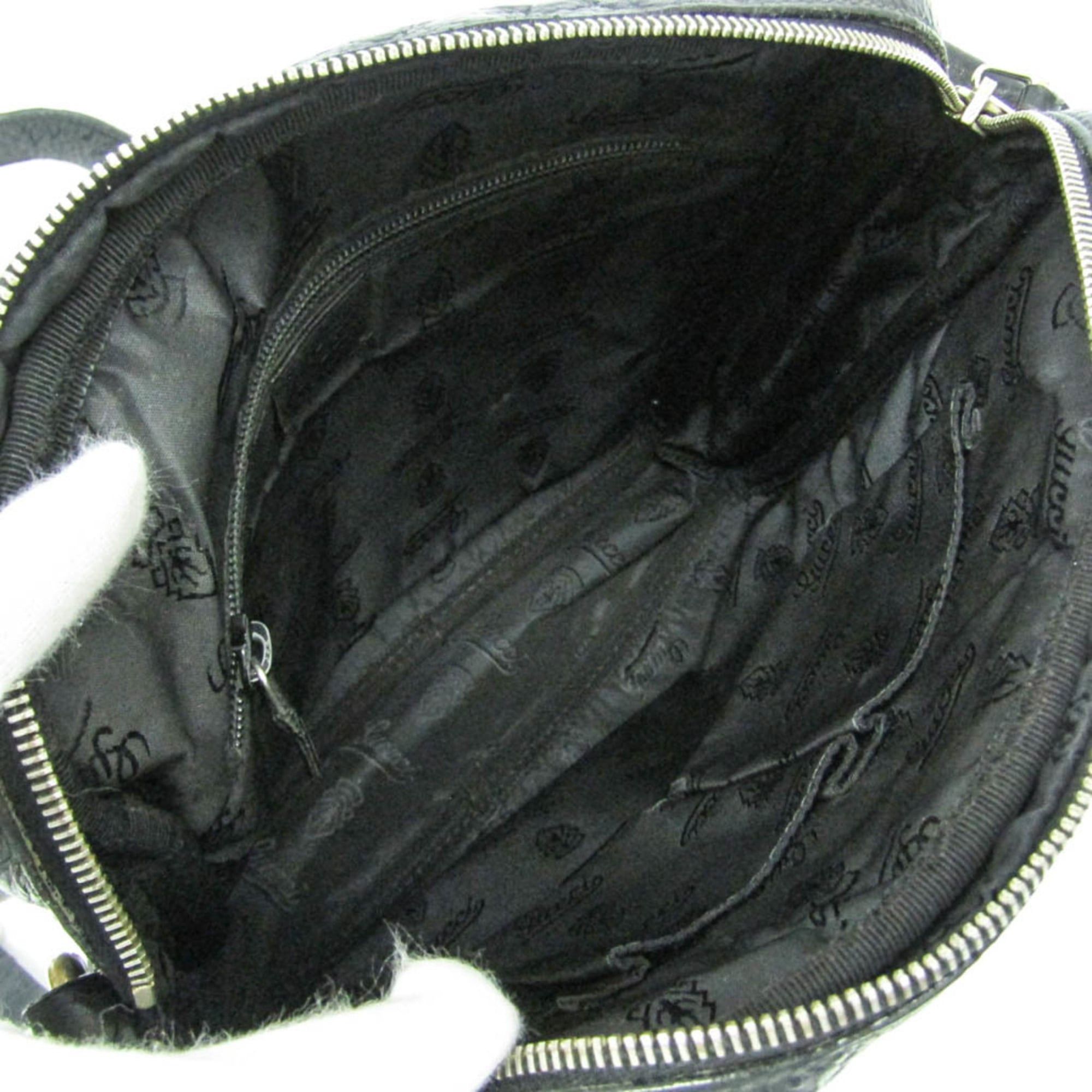 Gucci Gucci Guccissima 201448 Women's Leather Shoulder Bag Black Size ONE SIZE - 3 Thumbnail